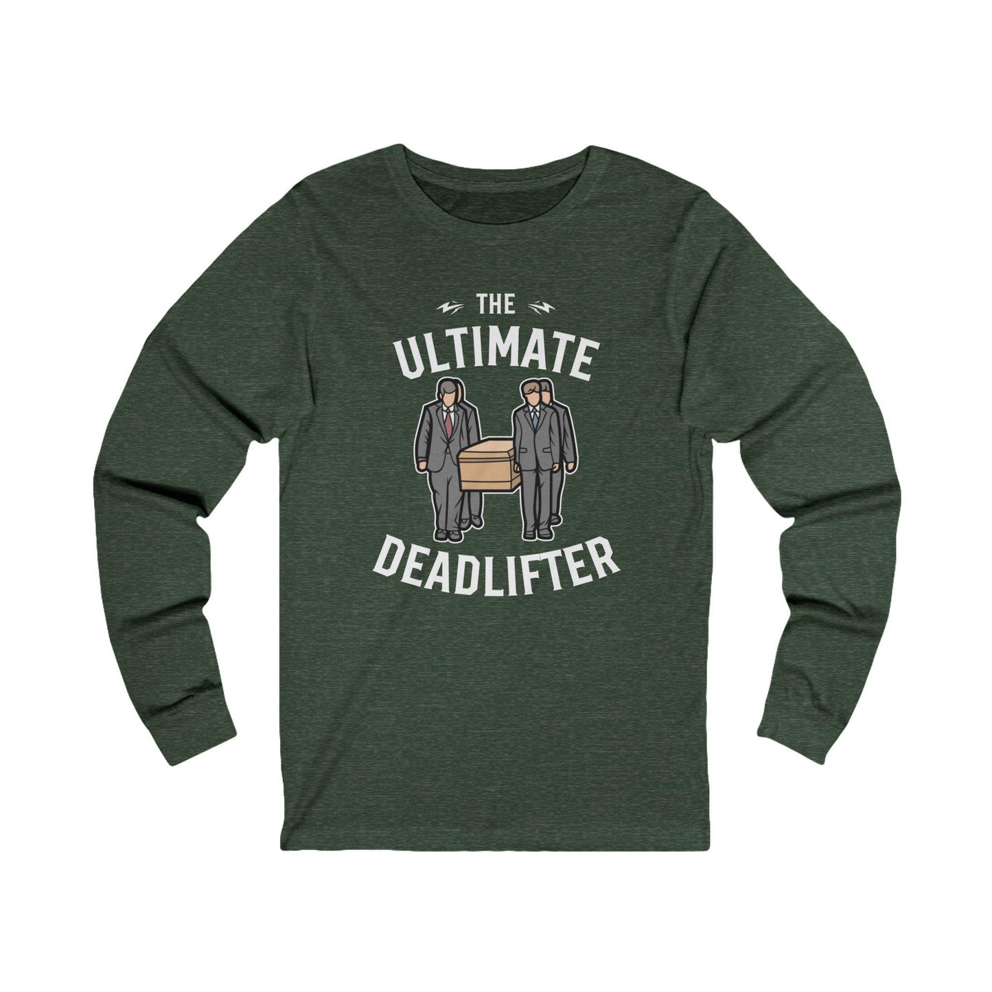 Ultimate Dead Lifter - Long Sleeve Tee - Crew neck, DTG, embalmer, funeral director, Long Sleeves, Men's Clothing, mortician, Regular fit, Seasonal Picks, Unisex, Women's Clothing Long-sleeve