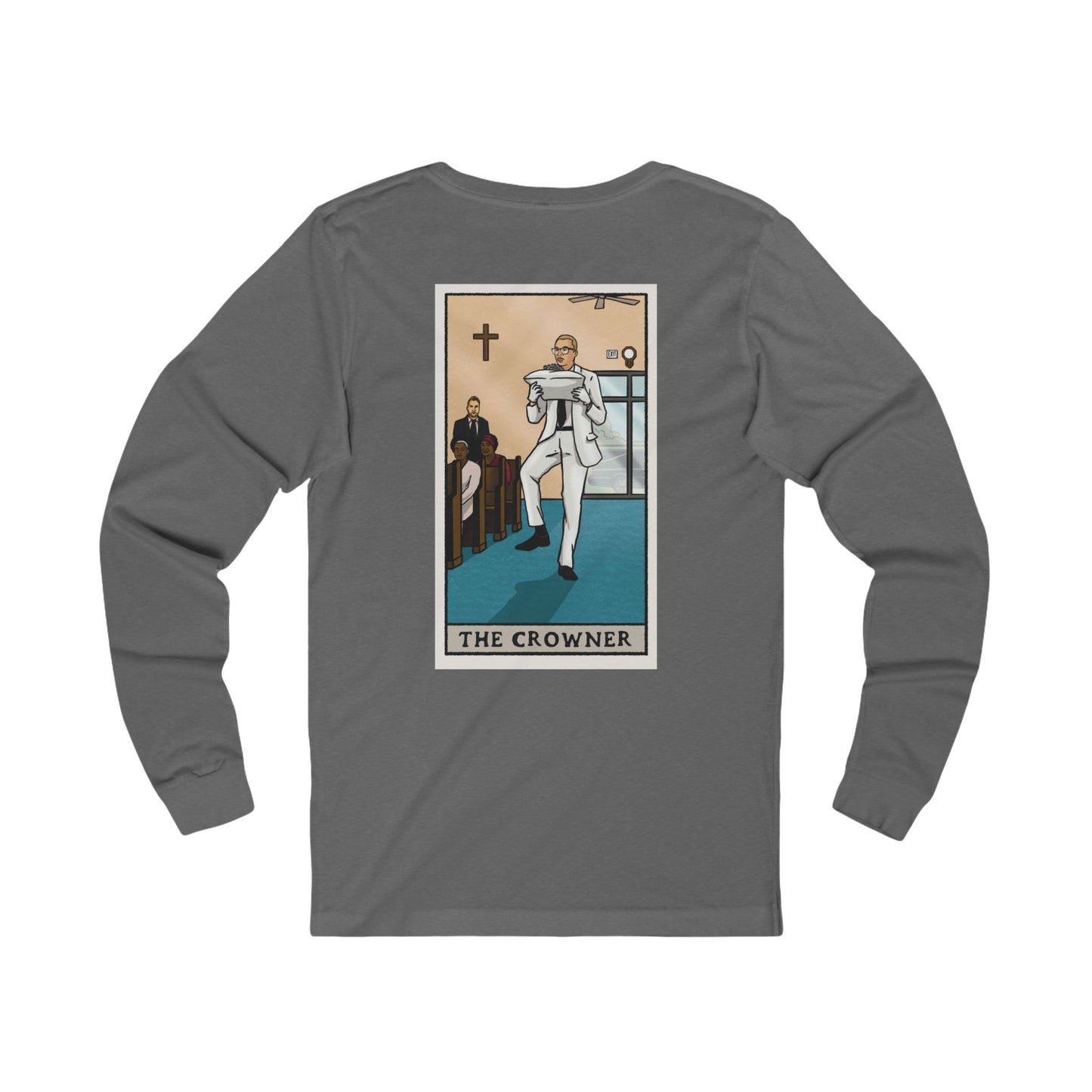 "The Crowner" Tarot Card - Long Sleeve Tee