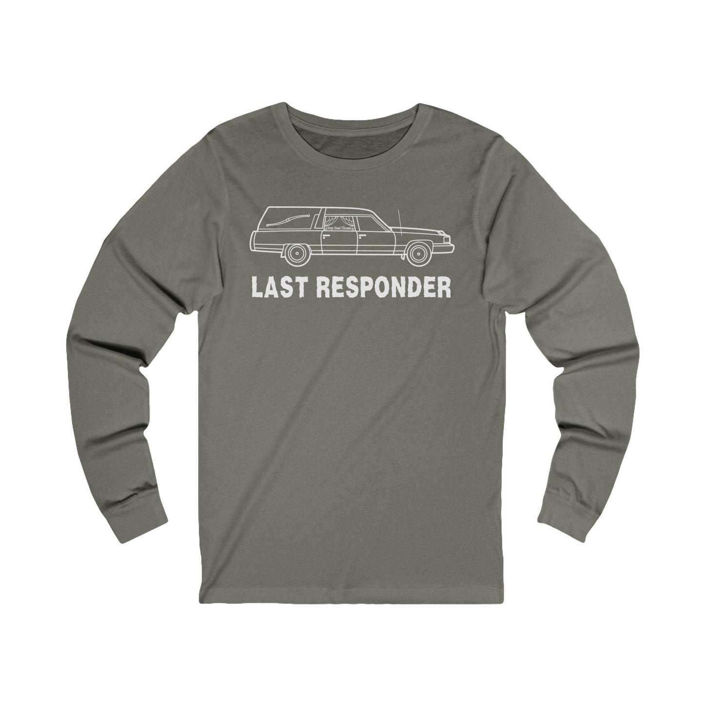 Last Responder Iconic - Long Sleeve Tee - embalmer, funeral director, Long Sleeves, Mortician, undertaker, Unisex Long-sleeve