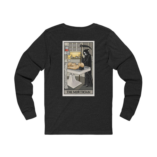 "The Mortician" Tarot Card - Long Sleeve Tee