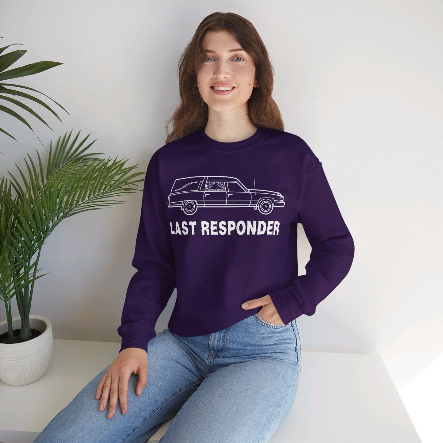 Last Responder Iconic - Sweatshirt - coach, embalmer, emo, Funeral, funeral director, goth, hearse, mortician Sweatshirt