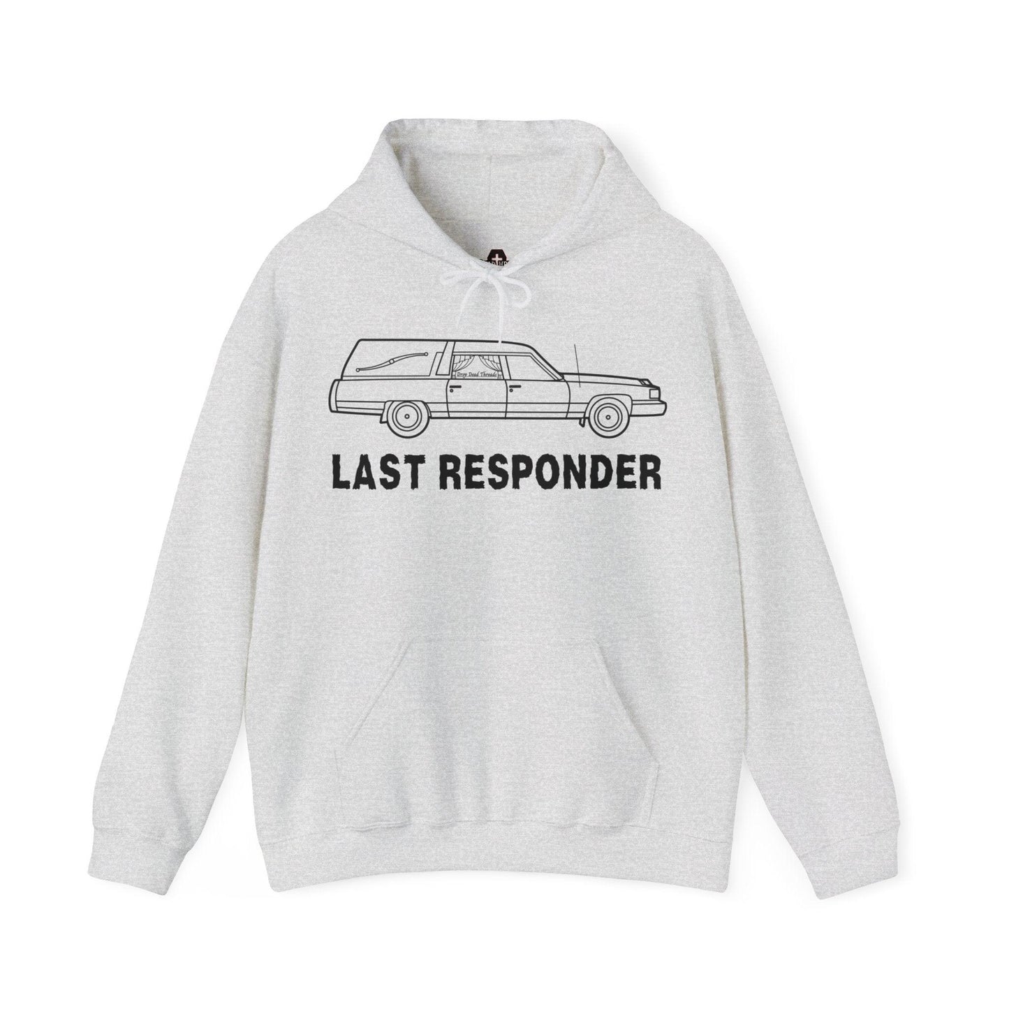 Last Responder Iconic - Hoodie - coach, embalmer, funeral, funeral director, hearse, last ride, mortician Hoodie