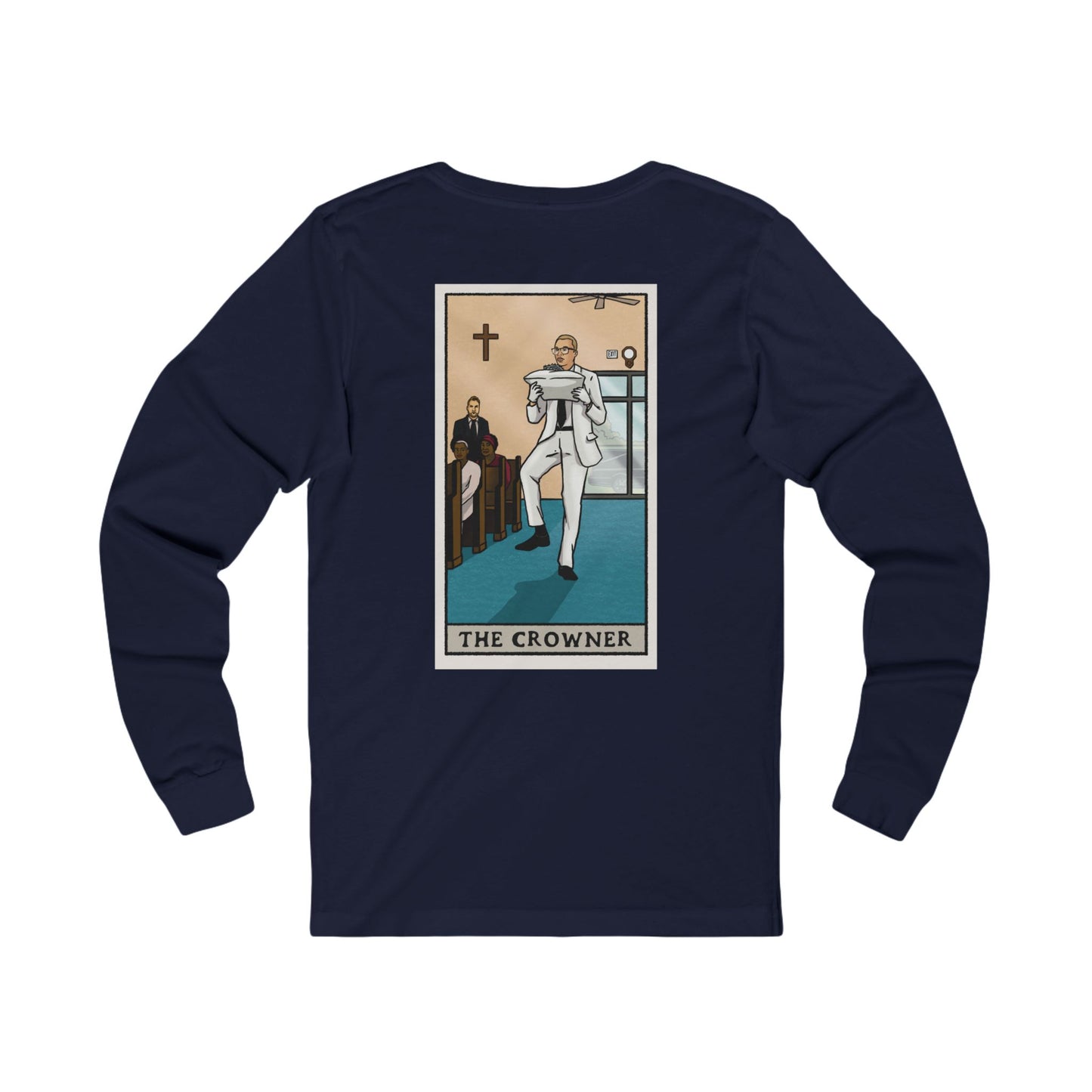 "The Crowner" Tarot Card - Long Sleeve Tee