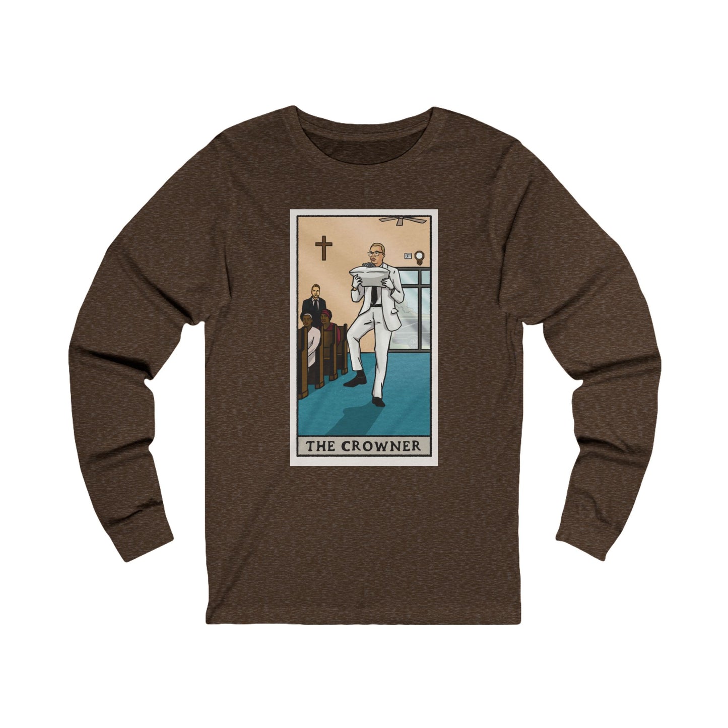 "The Crowner" Tarot Card - Long Sleeve Tee