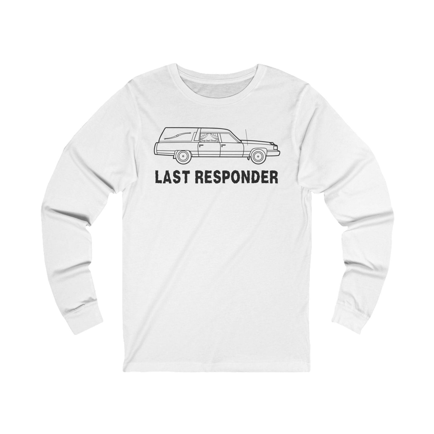 Last Responder Iconic - Long Sleeve Tee - embalmer, funeral director, Long Sleeves, Mortician, undertaker, Unisex Long-sleeve