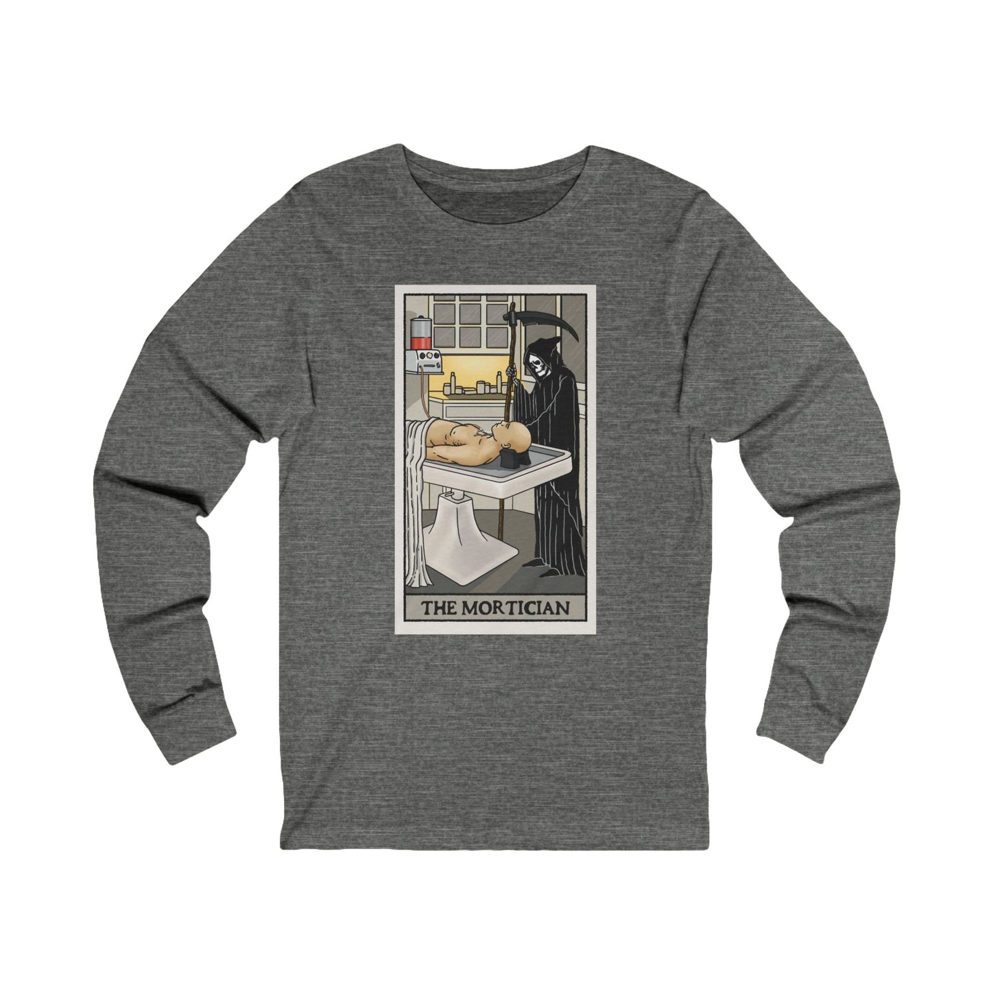 "The Mortician" Tarot Card - Long Sleeve Tee