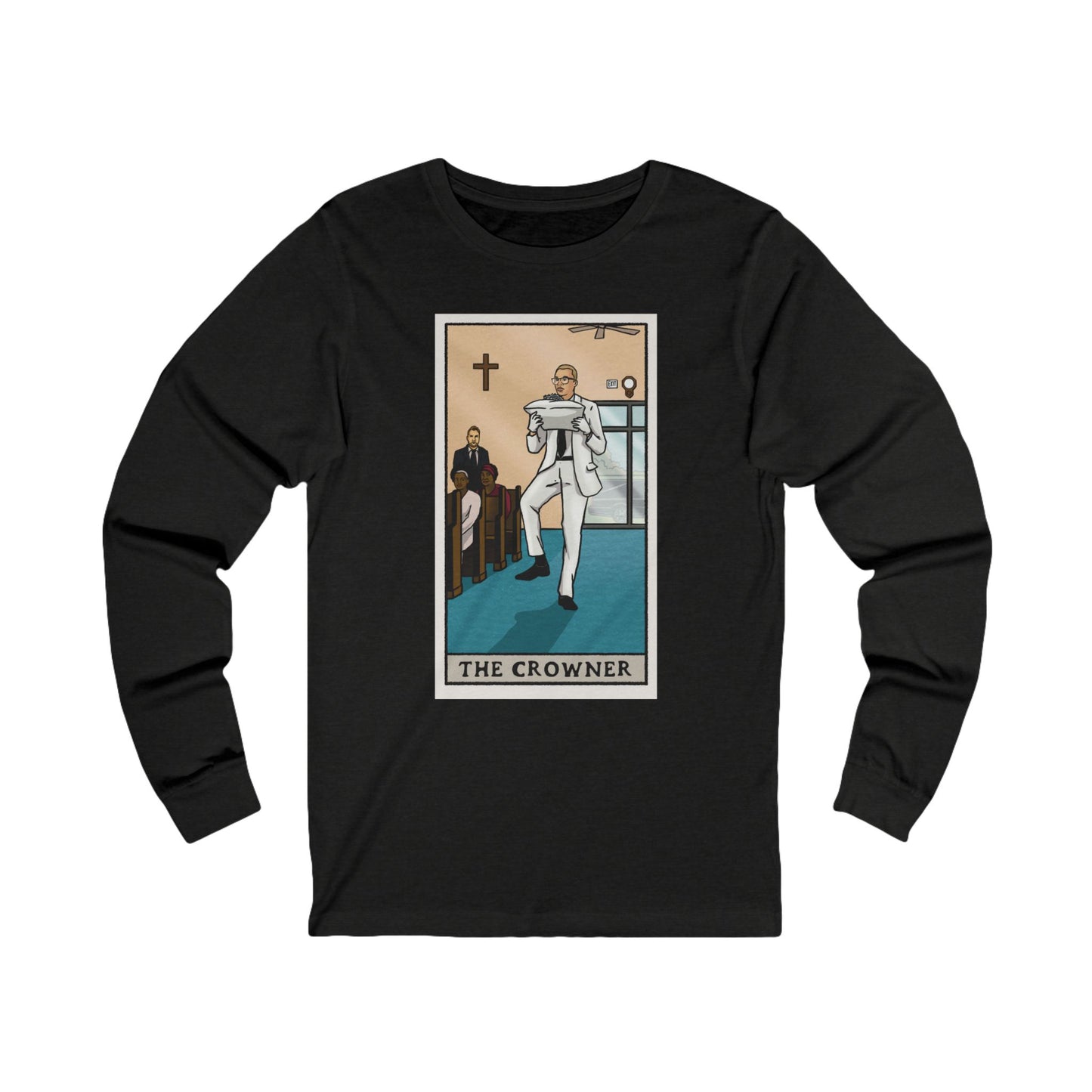 "The Crowner" Tarot Card - Long Sleeve Tee