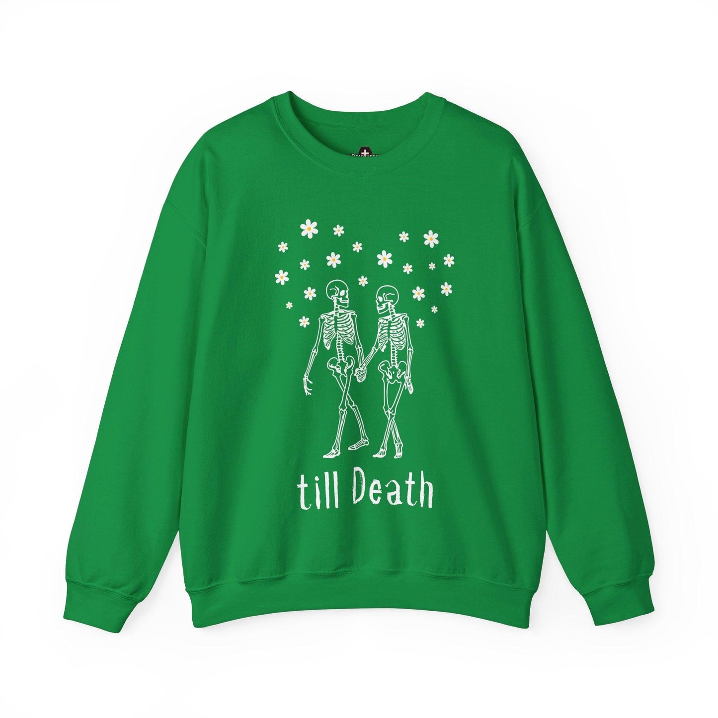 till Death - Sweatshirt - funeral director, goth, love, mortician, skeleton, skull Sweatshirt