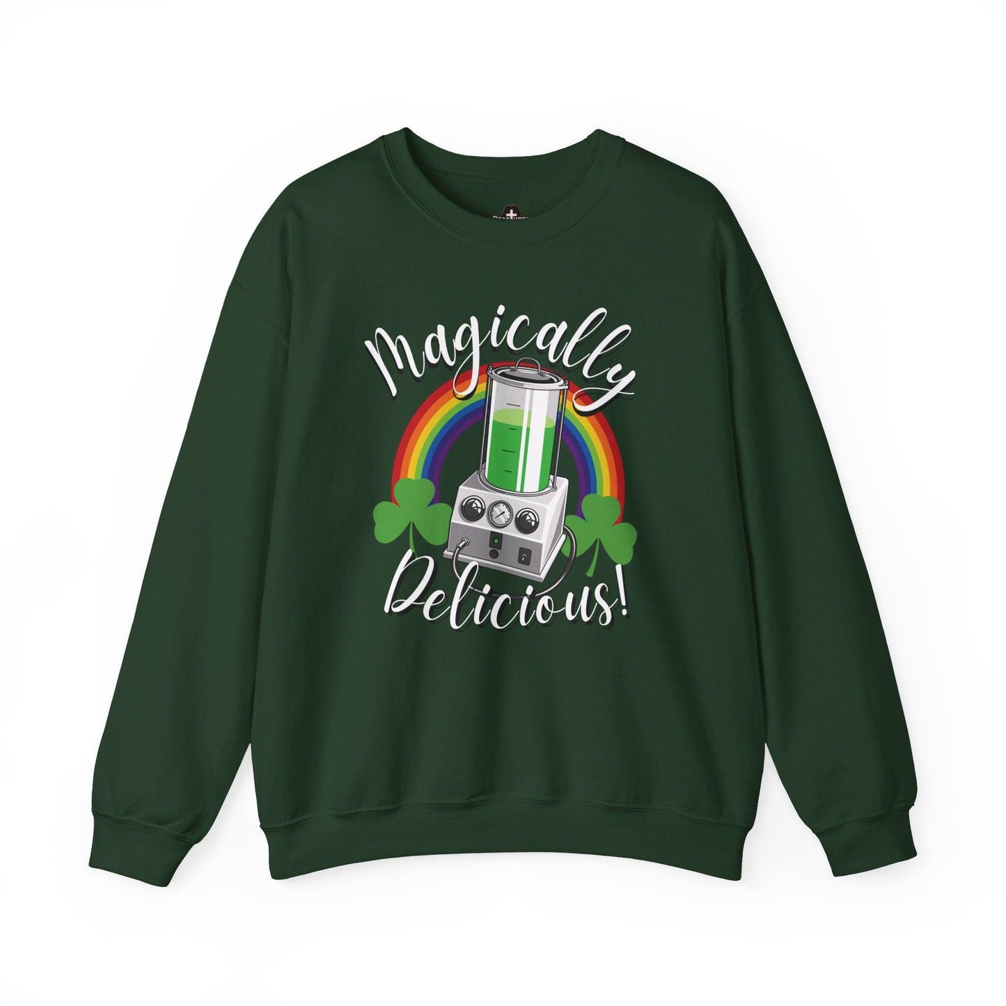 Magically Delicious - Sweatshirt - embalmer, Embalming Machine, funeral director, mortician, St. Patrick's Day, St. Patty's Day, Unisex Sweatshirt