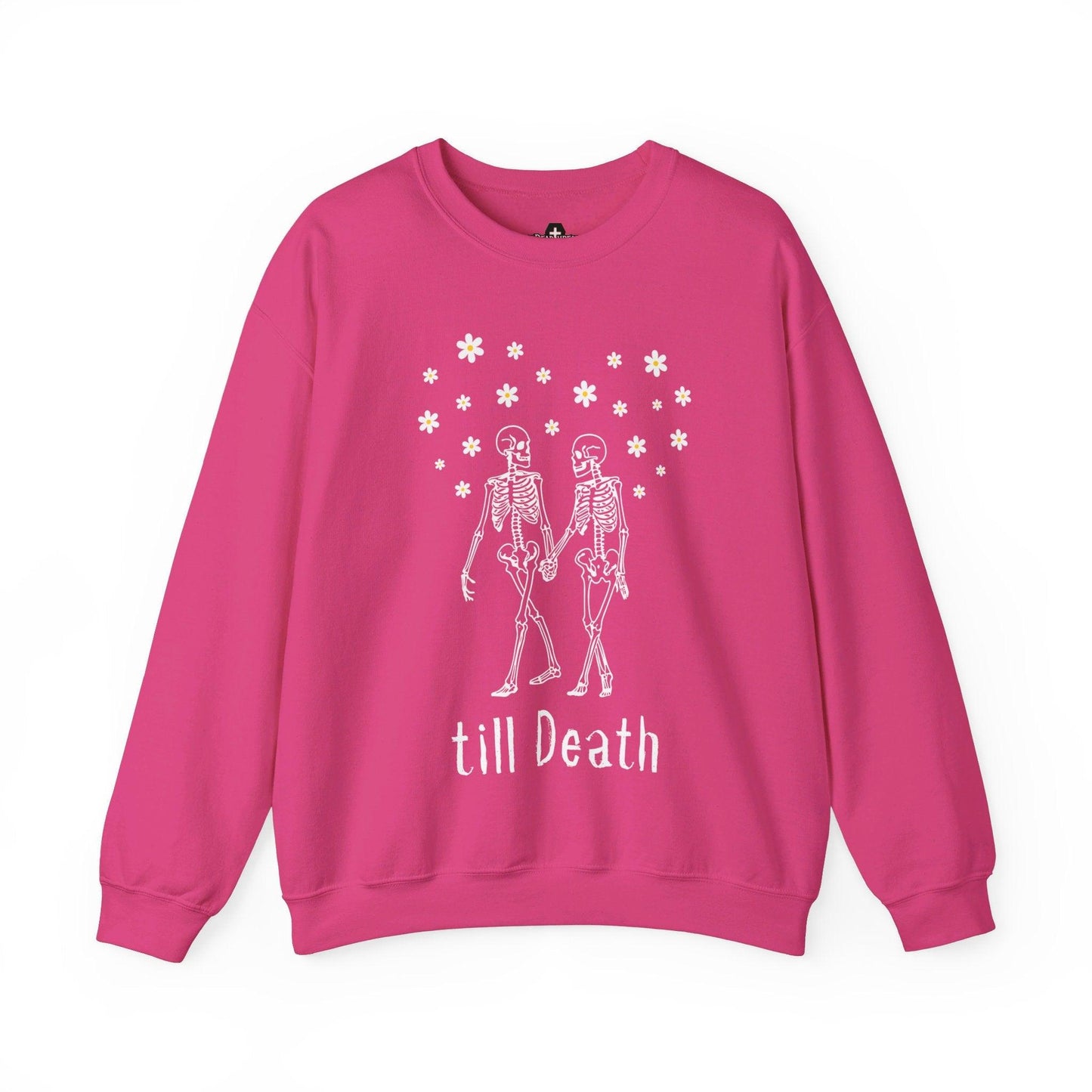 till Death - Sweatshirt - funeral director, goth, love, mortician, skeleton, skull Sweatshirt