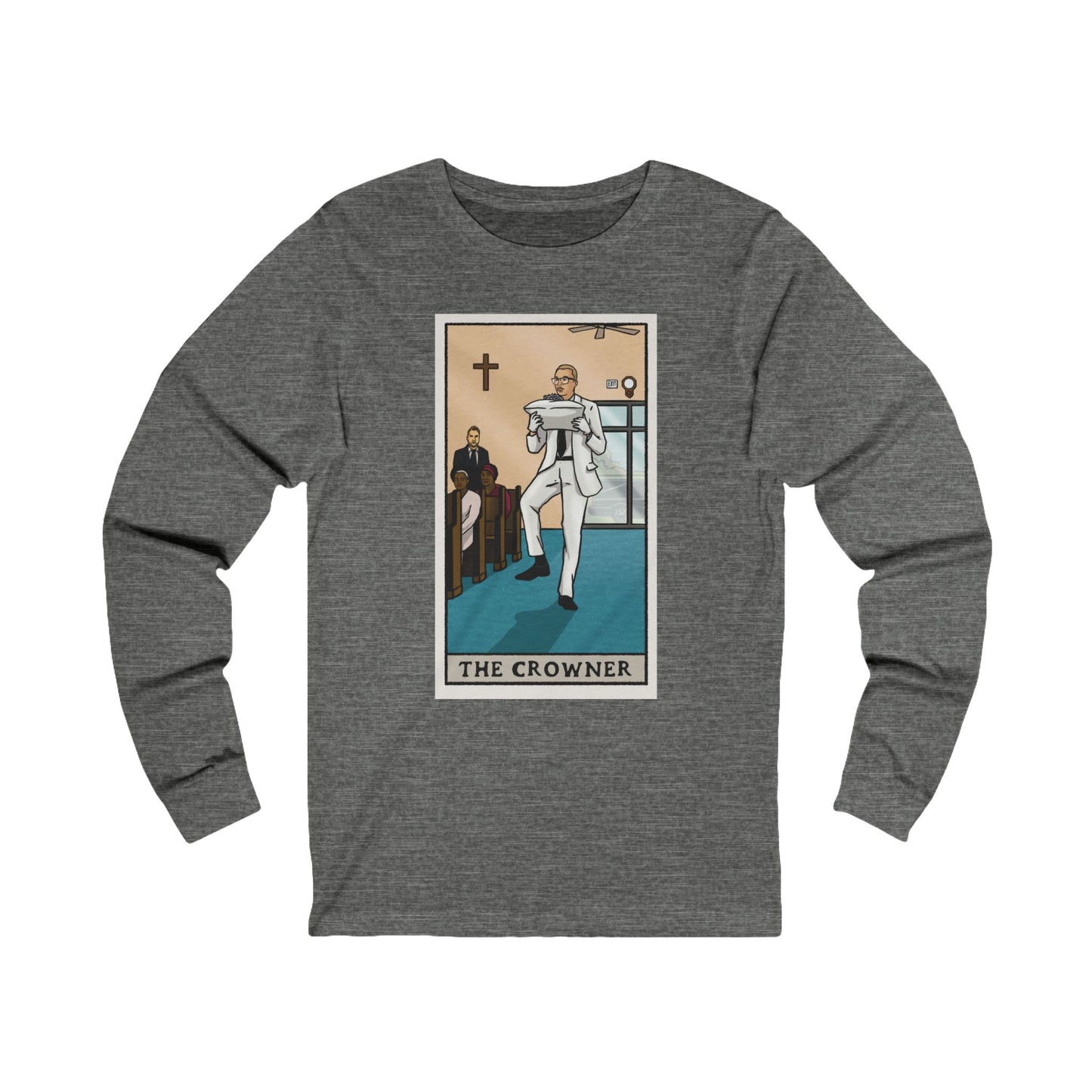 "The Crowner" Tarot Card - Long Sleeve Tee