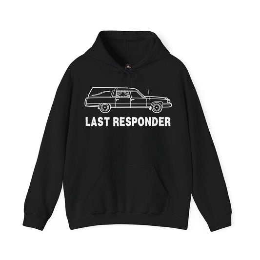 Last Responder Iconic - Hoodie - coach, embalmer, funeral, funeral director, hearse, last ride, mortician Hoodie