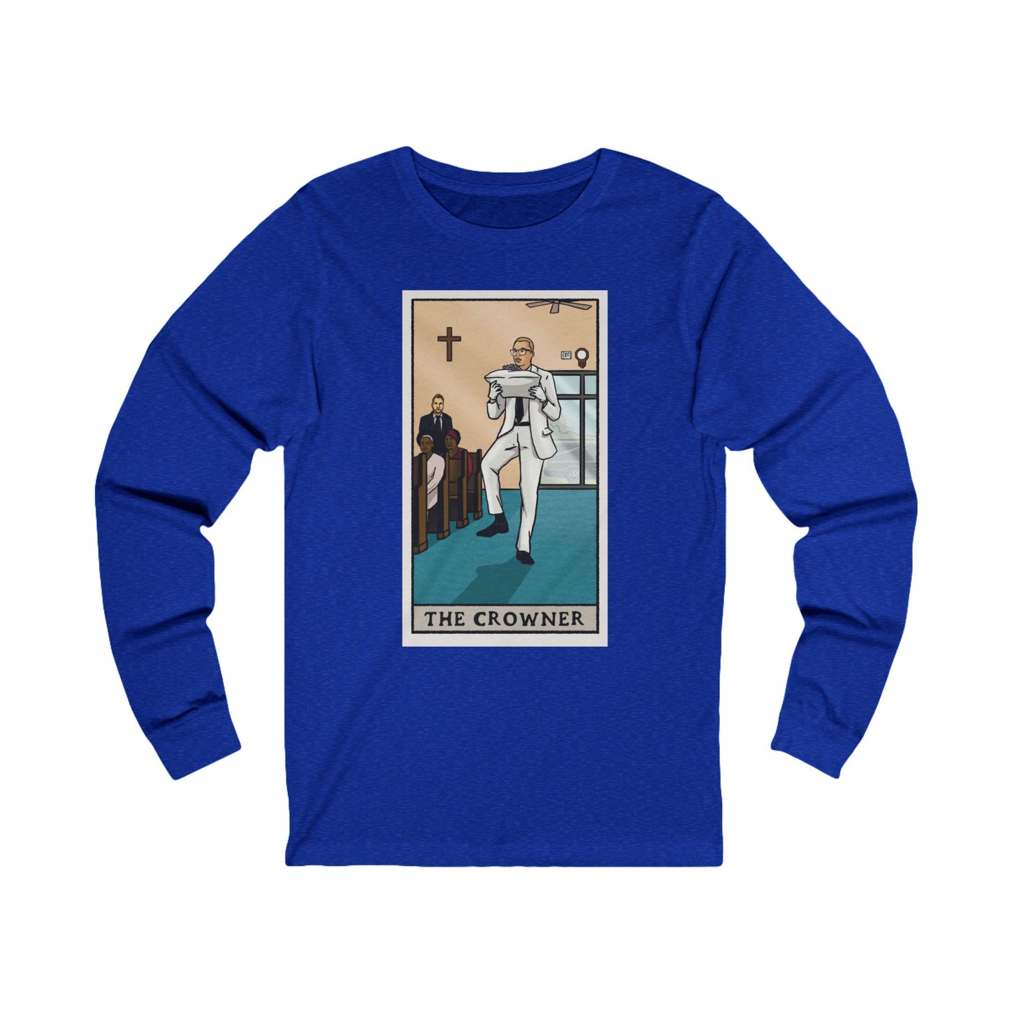 "The Crowner" Tarot Card - Long Sleeve Tee