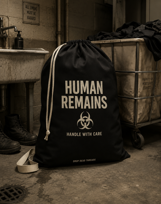 Human Remains Laundry Bag
