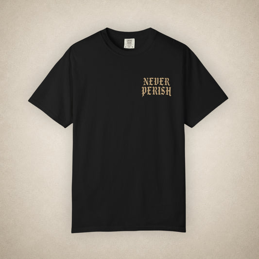 Shall Never Perish (Purple Jesus) - Tee