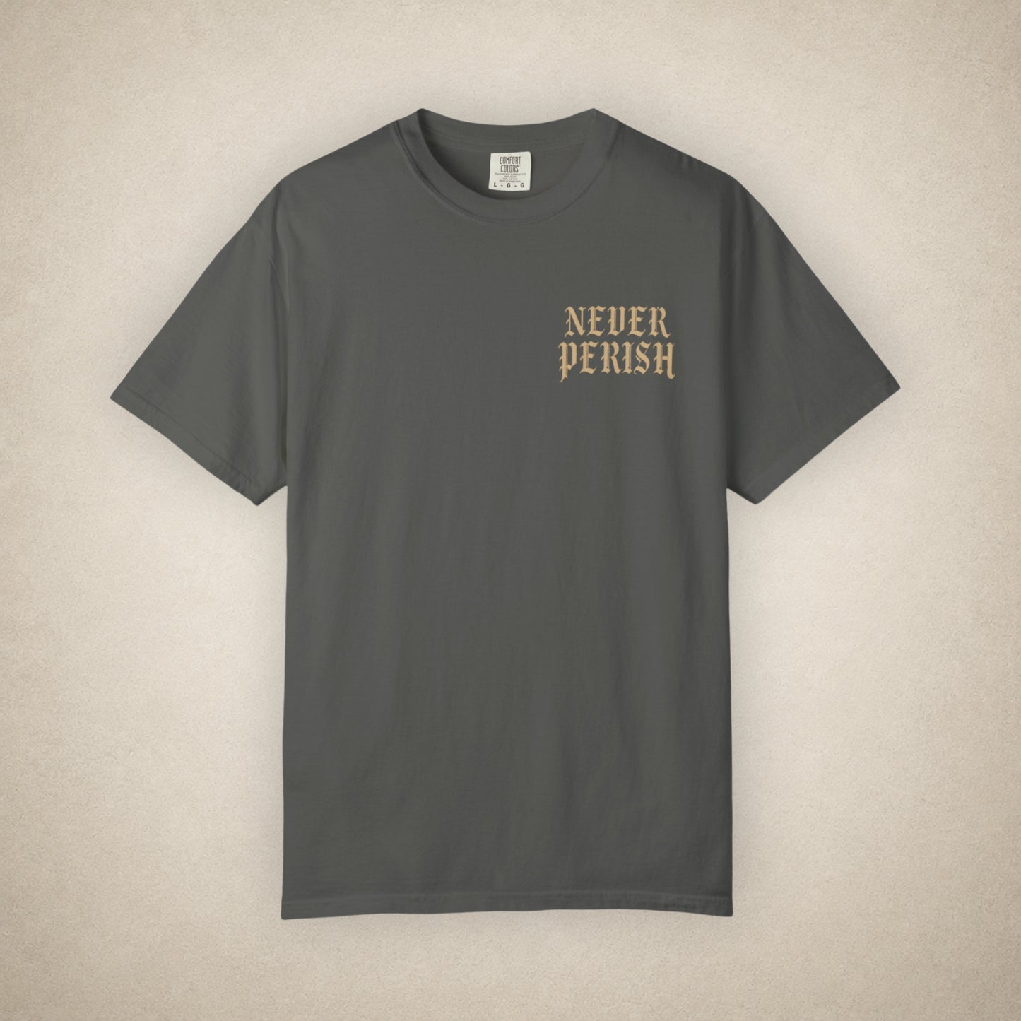 Shall Never Perish (Purple Jesus) - Tee