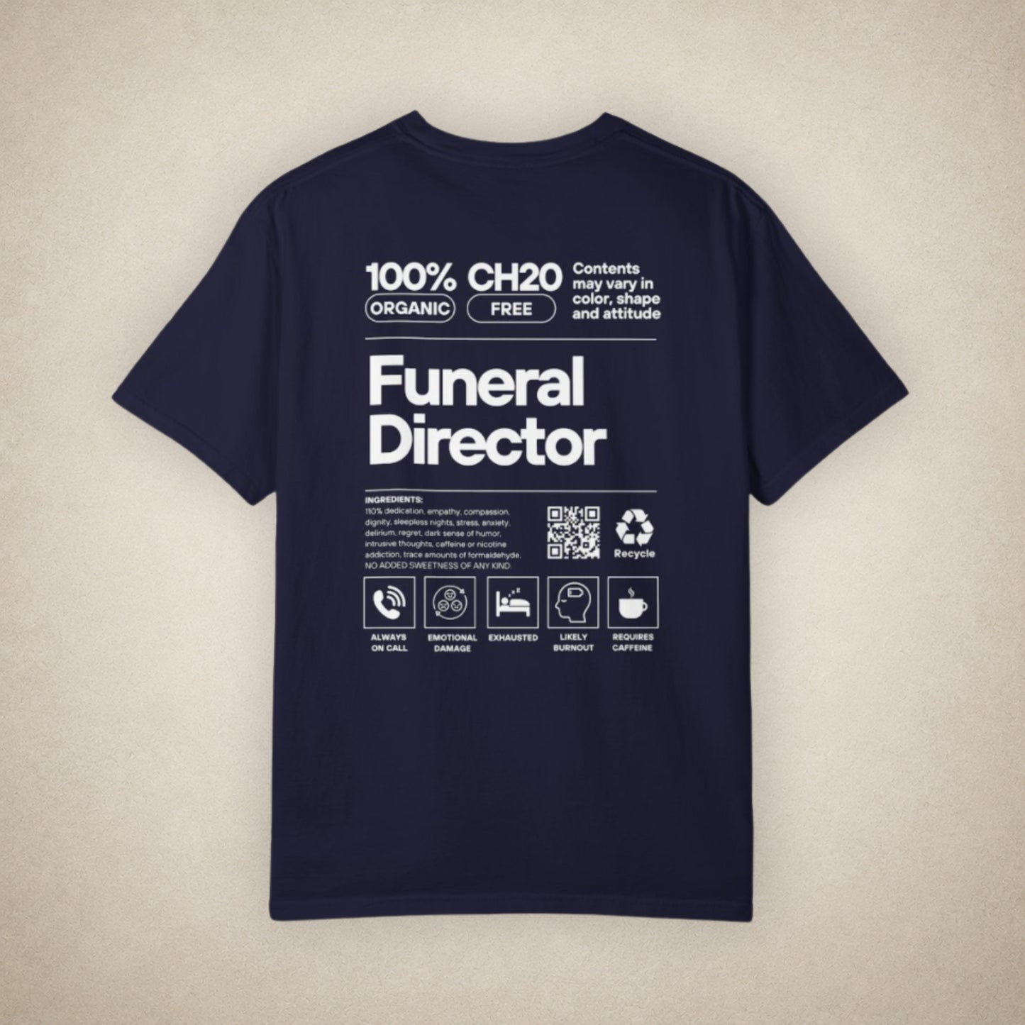 Funeral Director Ingredients - Tee
