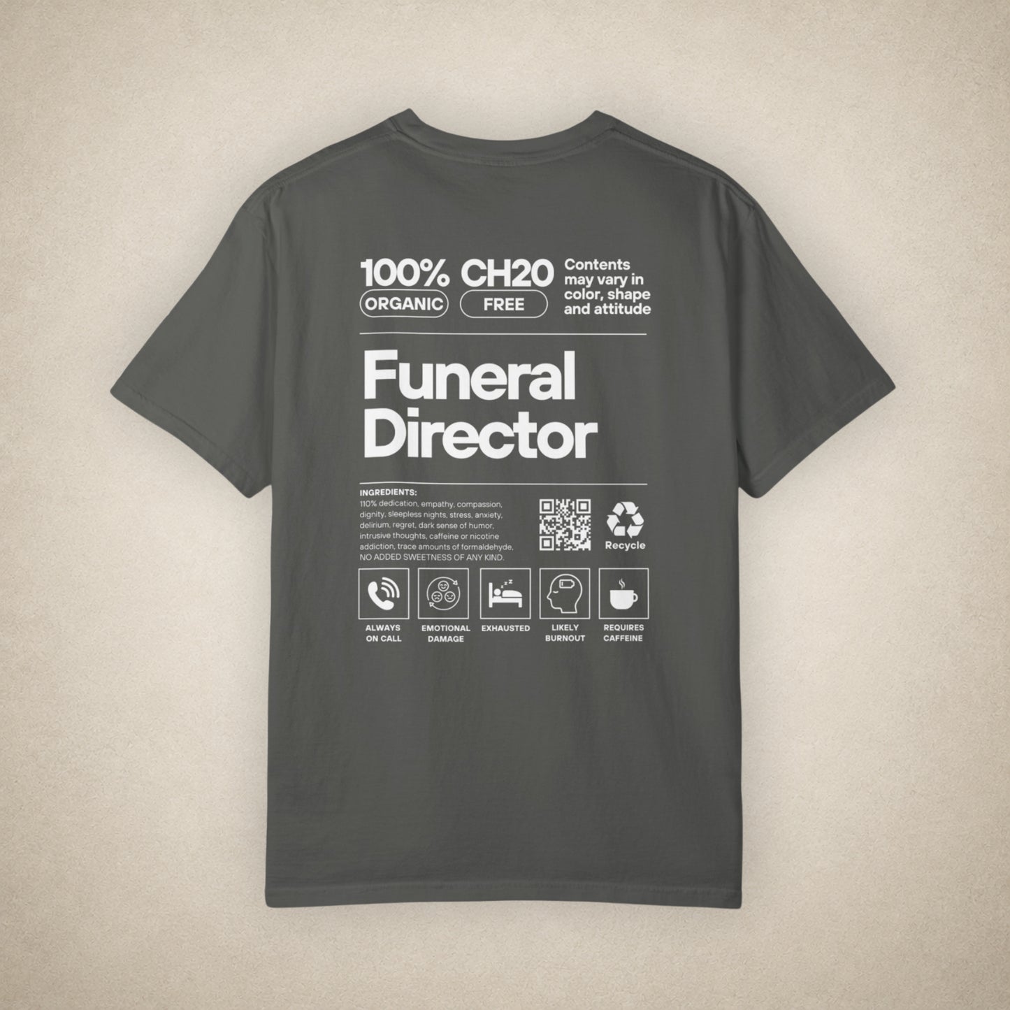Funeral Director Ingredients - Tee