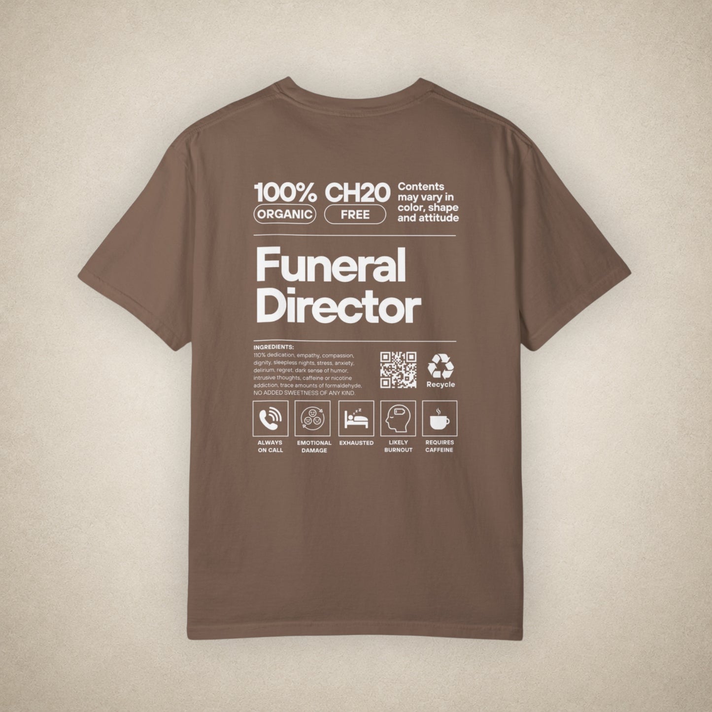 Funeral Director Ingredients - Tee