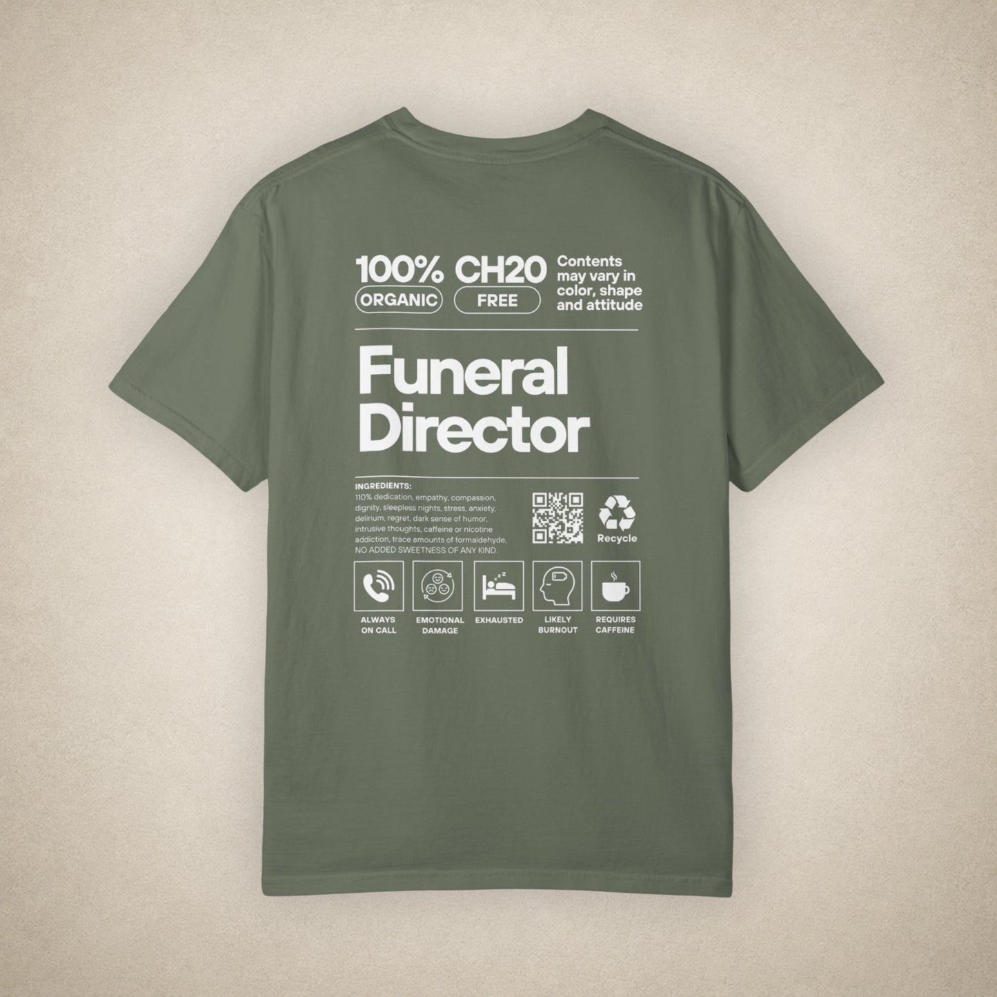 Funeral Director Ingredients - Tee