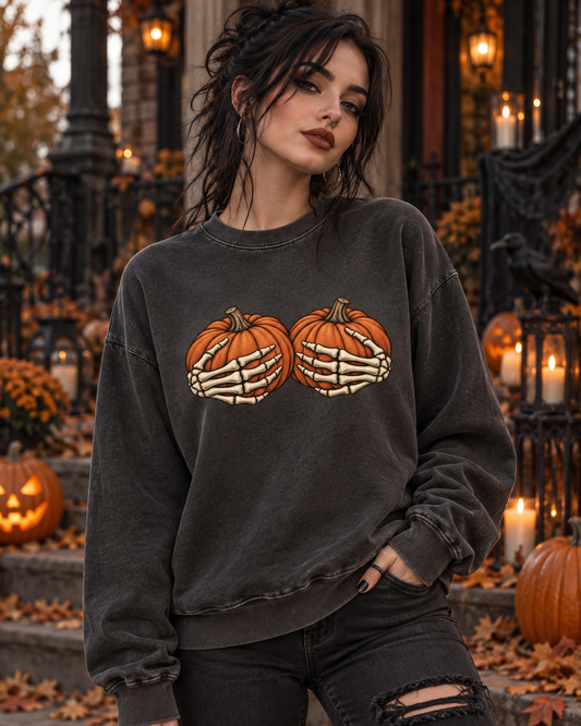 Punkin' Tits - Crewneck Sweatshirt