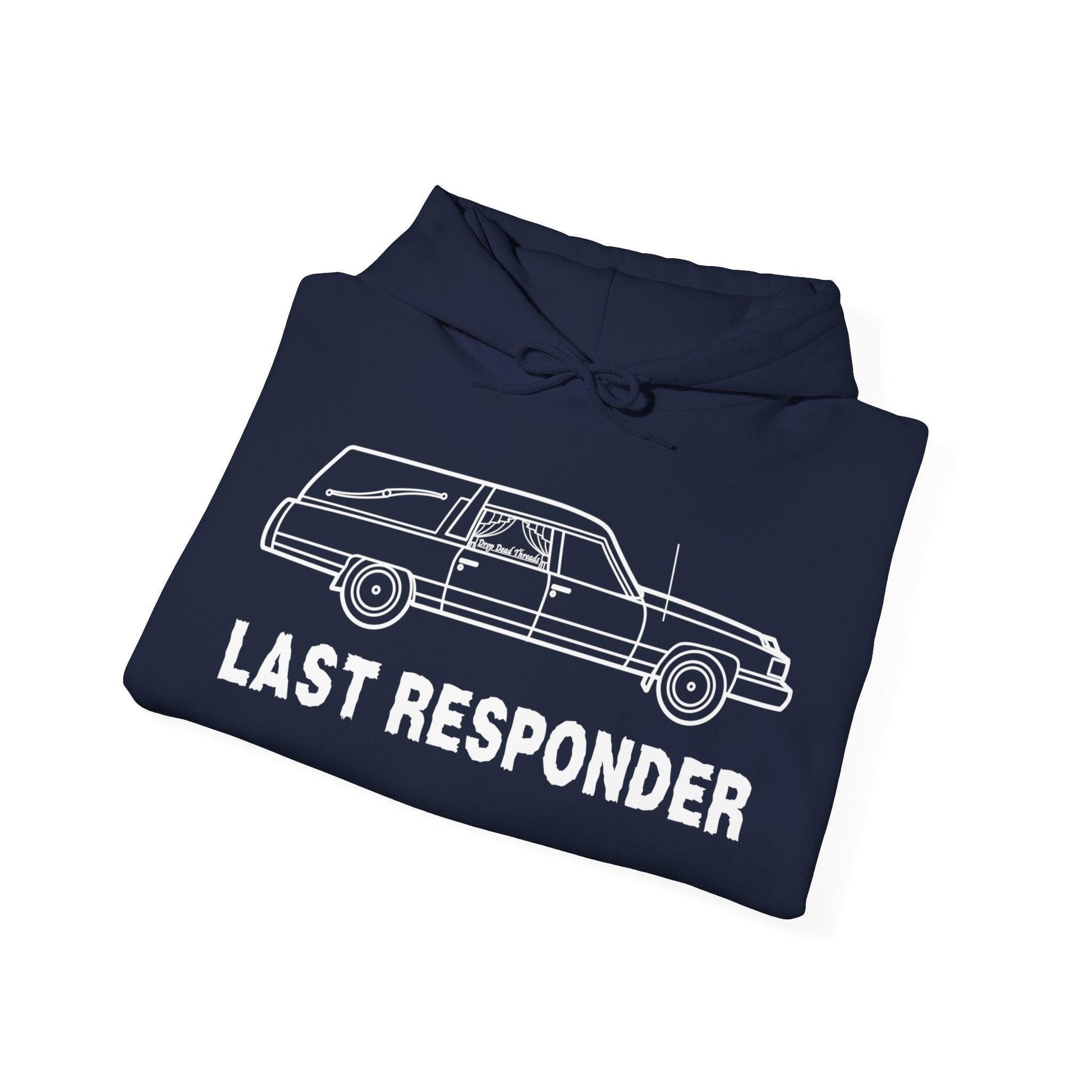 Last Responder Iconic - Hoodie - coach, embalmer, funeral, funeral director, hearse, last ride, mortician Hoodie