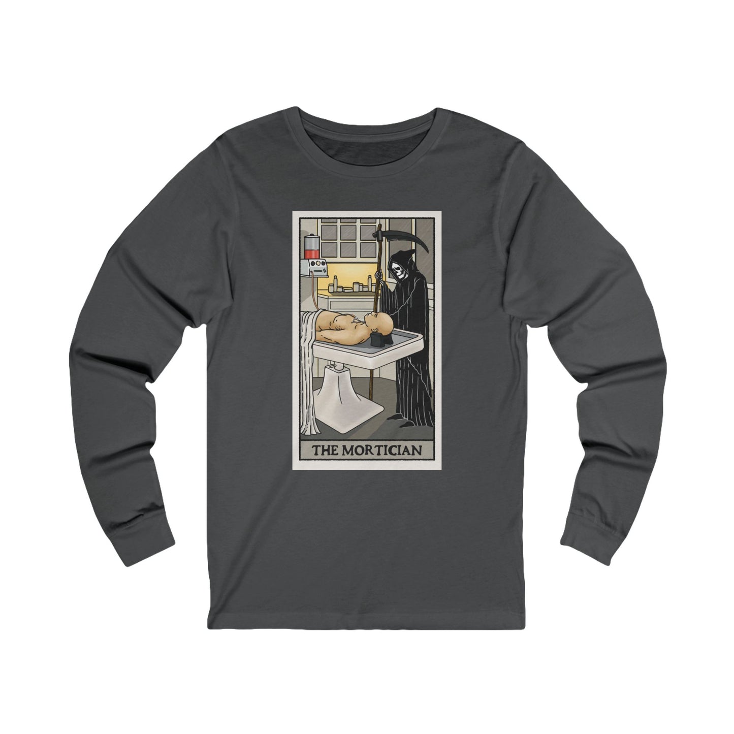 "The Mortician" Tarot Card - Long Sleeve Tee