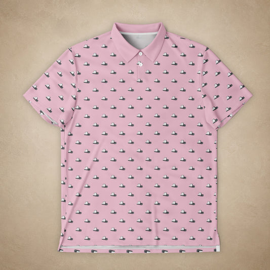 Dark Grey Casket on Cameo Pink