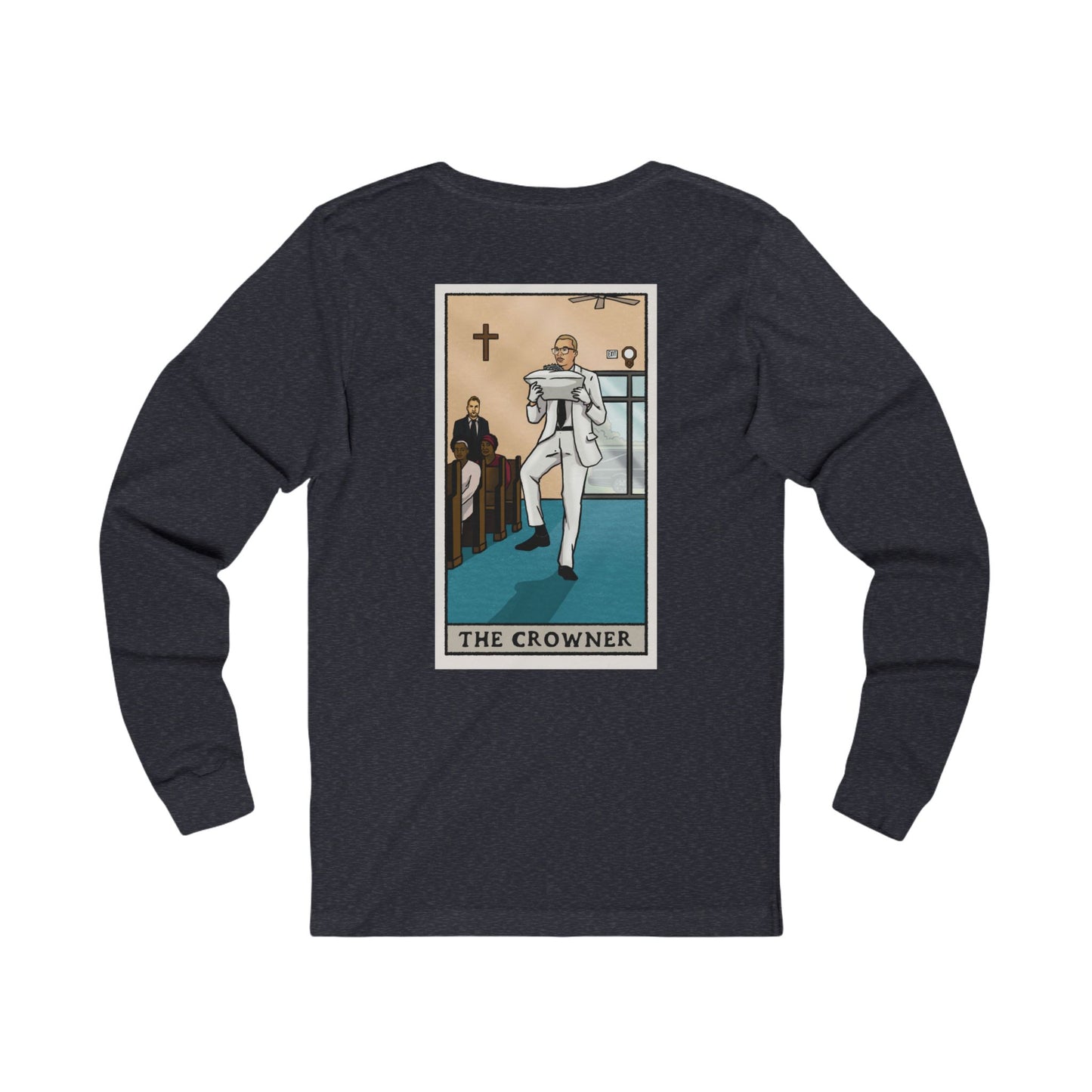 "The Crowner" Tarot Card - Long Sleeve Tee