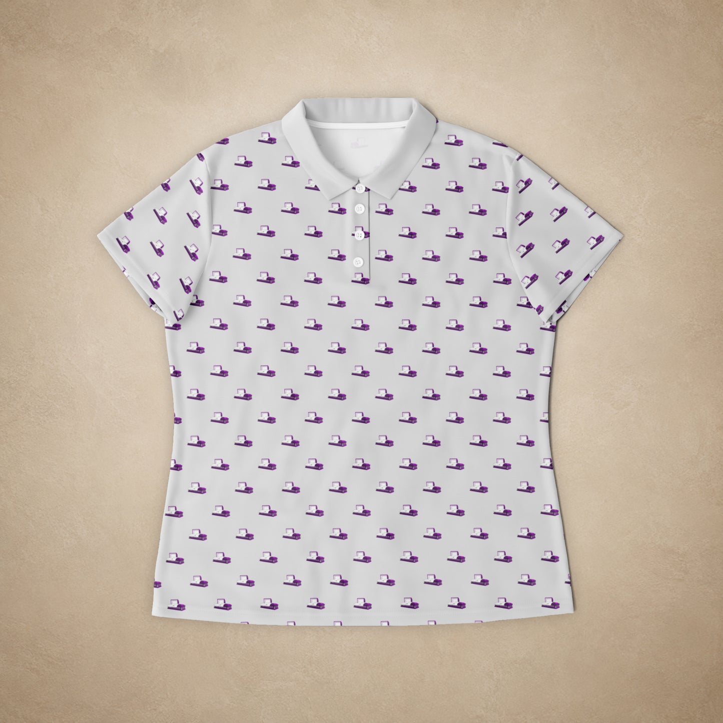 Womens Purple Casket on Dusty Grey