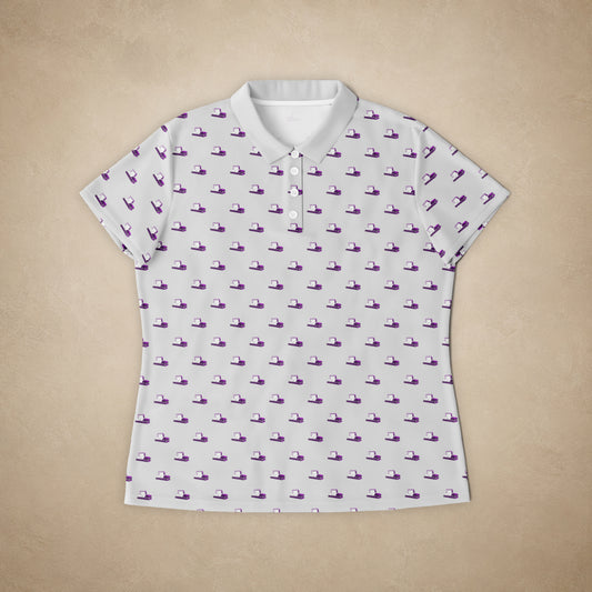 Womens Purple Casket on Dusty Grey
