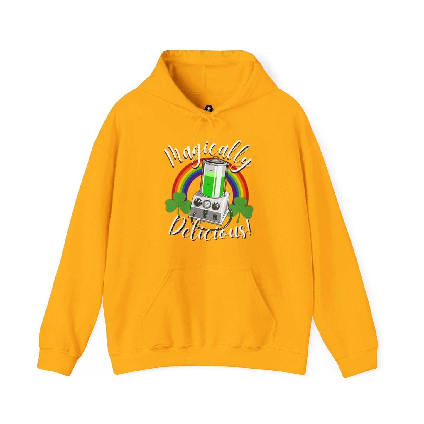 Magically Delicious - Hoodie - embalmer, embalming machine, funeral director, mortician, St. Patrick's Day, St. Patty's Day Hoodie