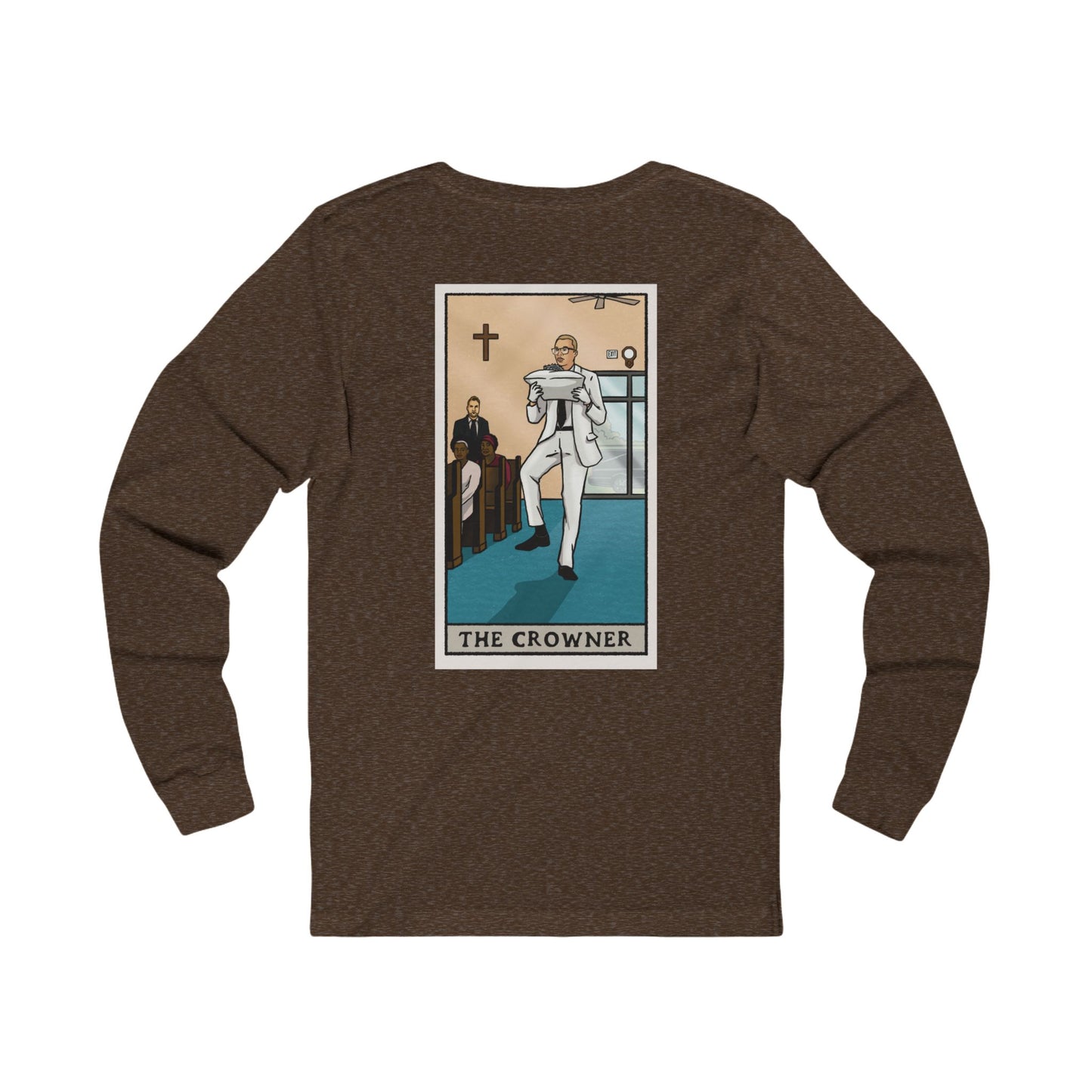 "The Crowner" Tarot Card - Long Sleeve Tee