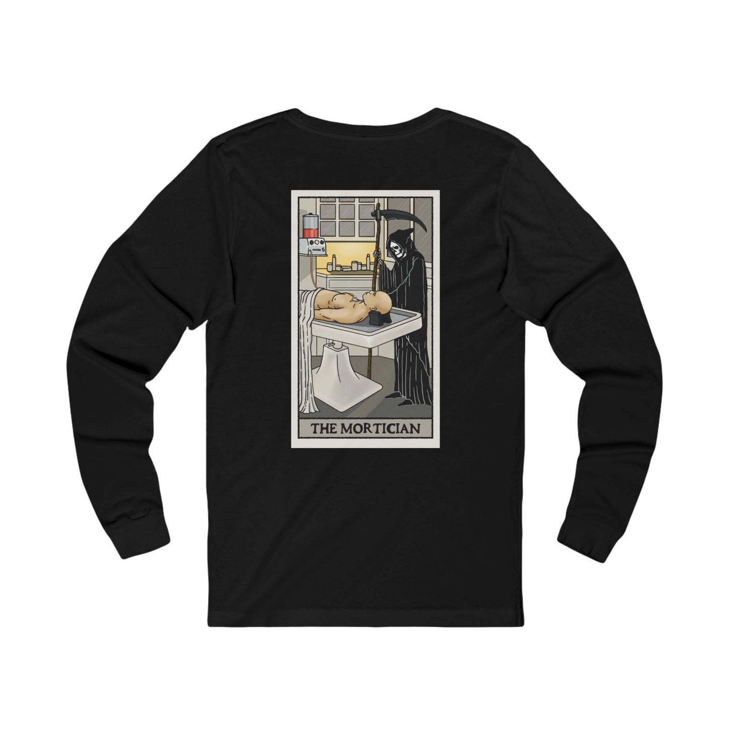 "The Mortician" Tarot Card - Long Sleeve Tee