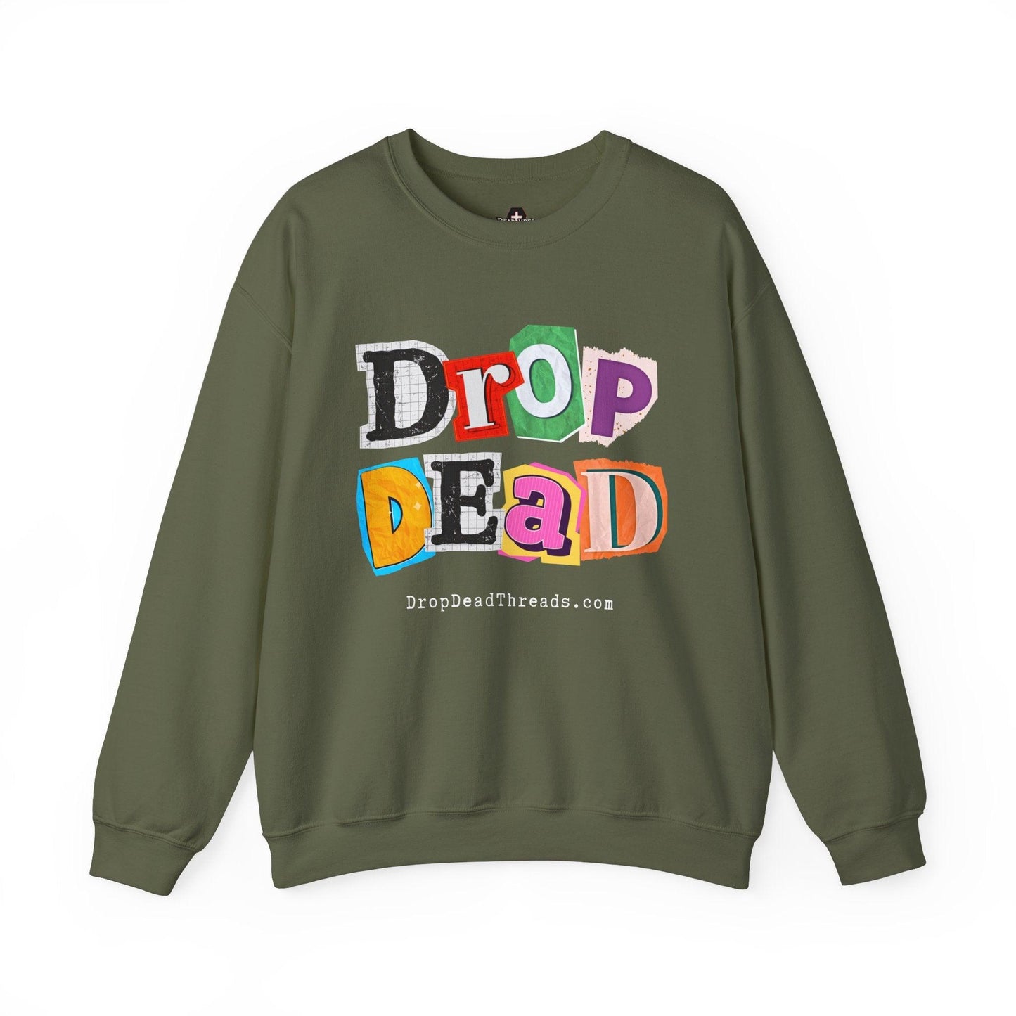 Drop Dead - Sweatshirt - drop dead, embalmer, emo, funeral director, funny, goth, meme, mortician Sweatshirt