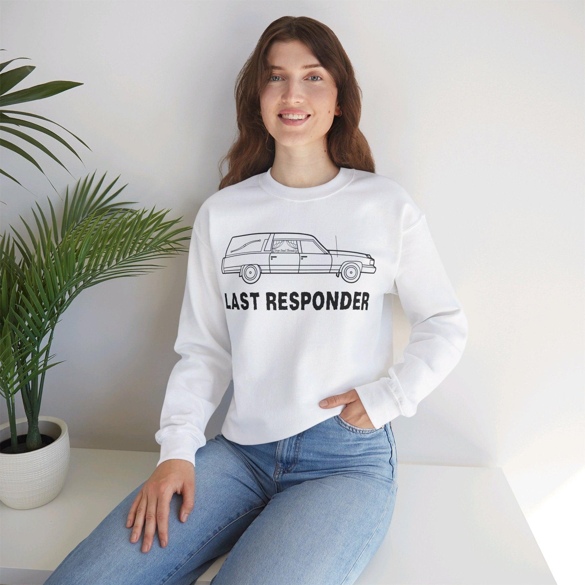 Last Responder Iconic - Sweatshirt - coach, embalmer, emo, Funeral, funeral director, goth, hearse, mortician Sweatshirt