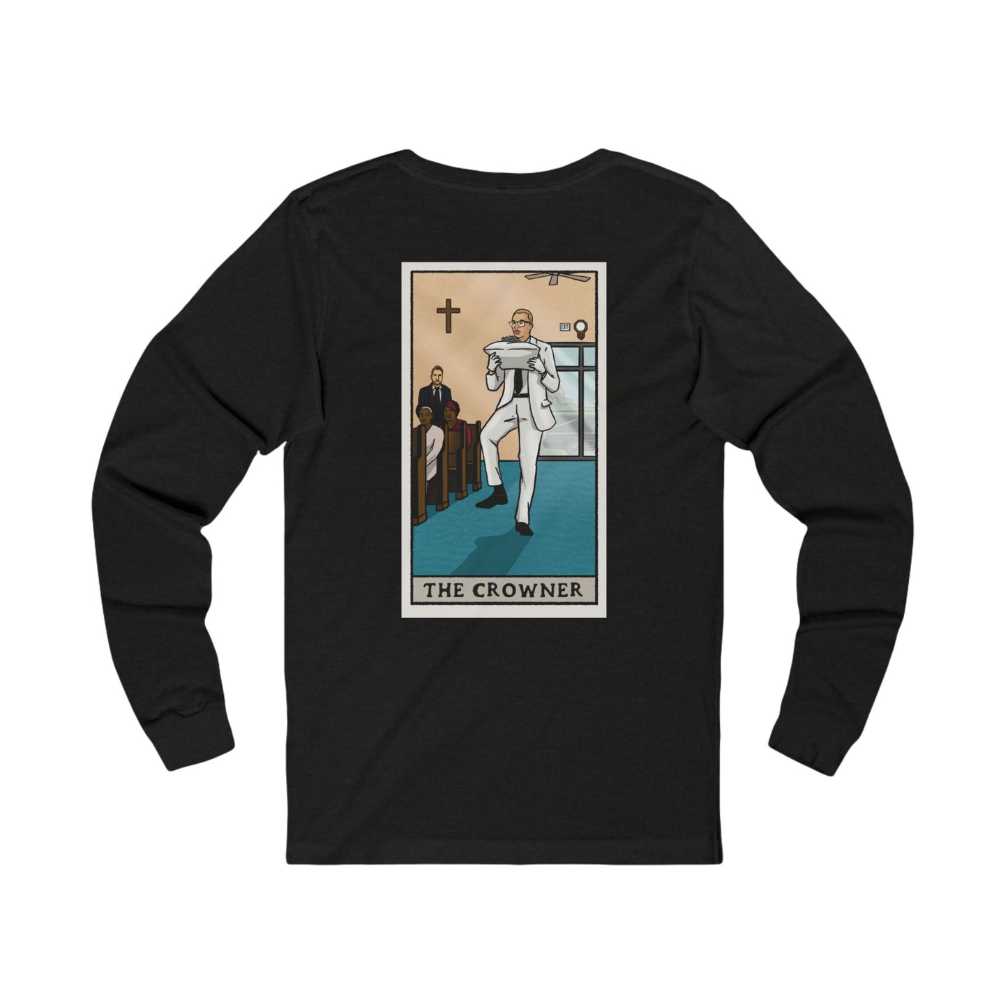 "The Crowner" Tarot Card - Long Sleeve Tee