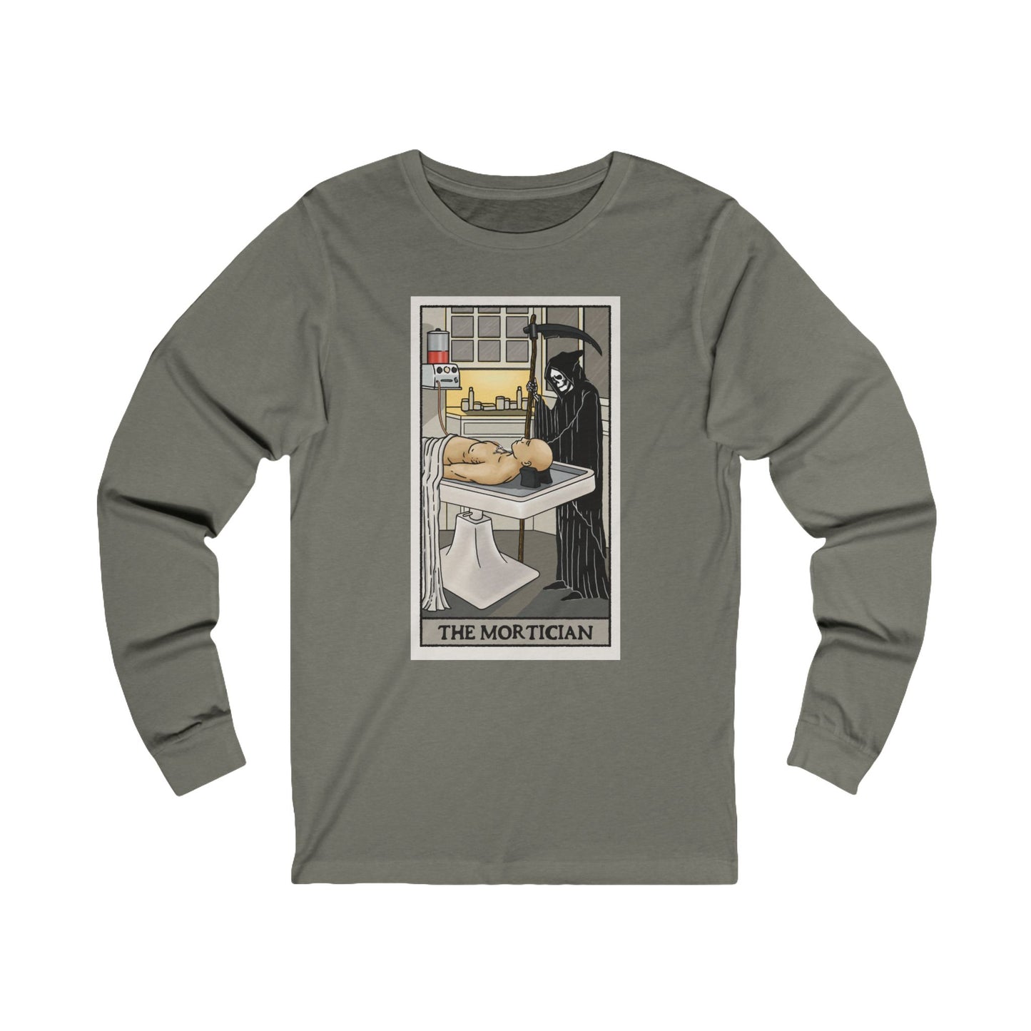 "The Mortician" Tarot Card - Long Sleeve Tee