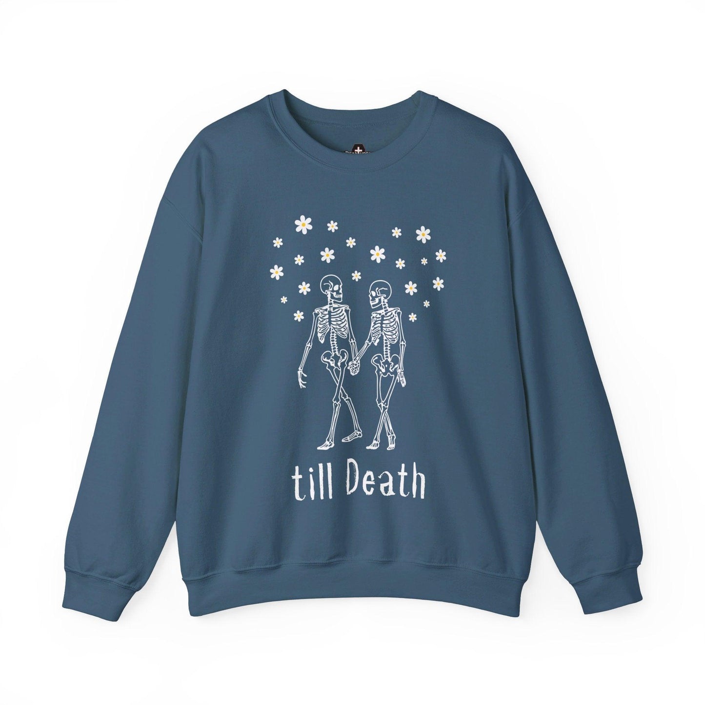 till Death - Sweatshirt - funeral director, goth, love, mortician, skeleton, skull Sweatshirt