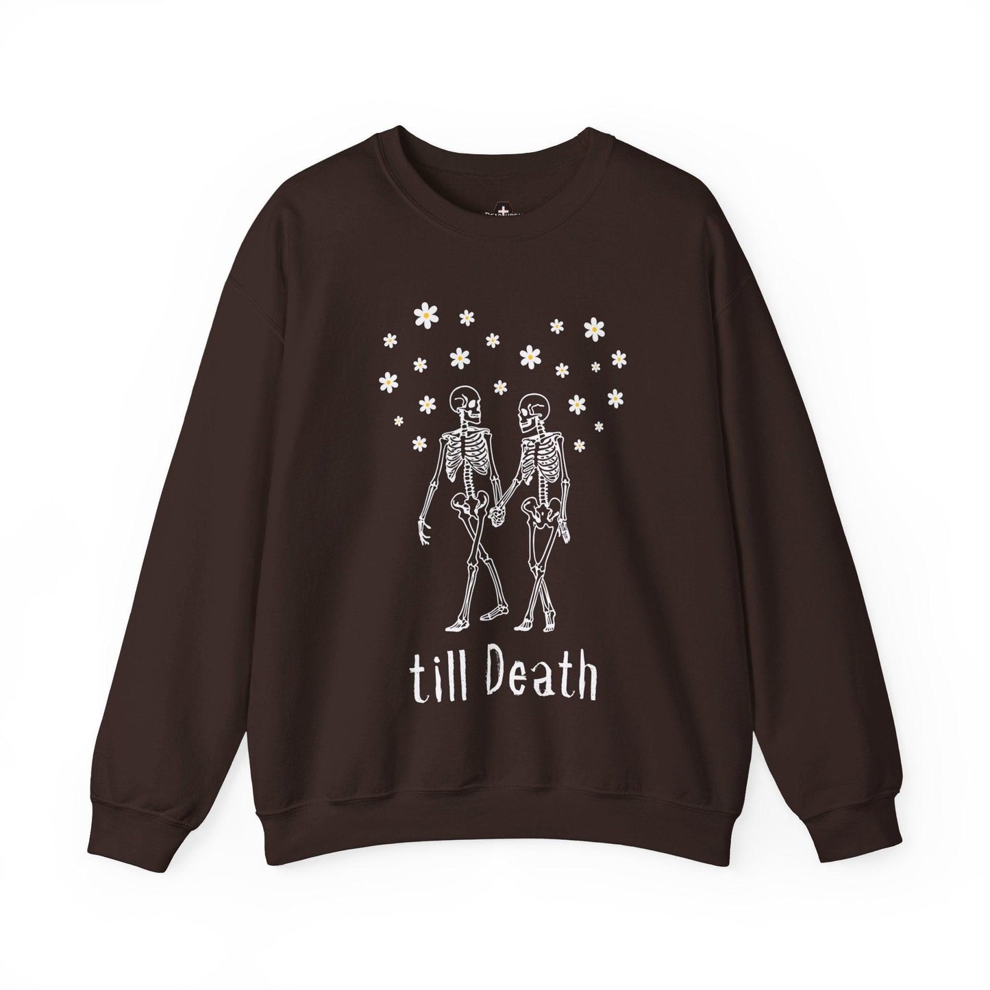 till Death - Sweatshirt - funeral director, goth, love, mortician, skeleton, skull Sweatshirt