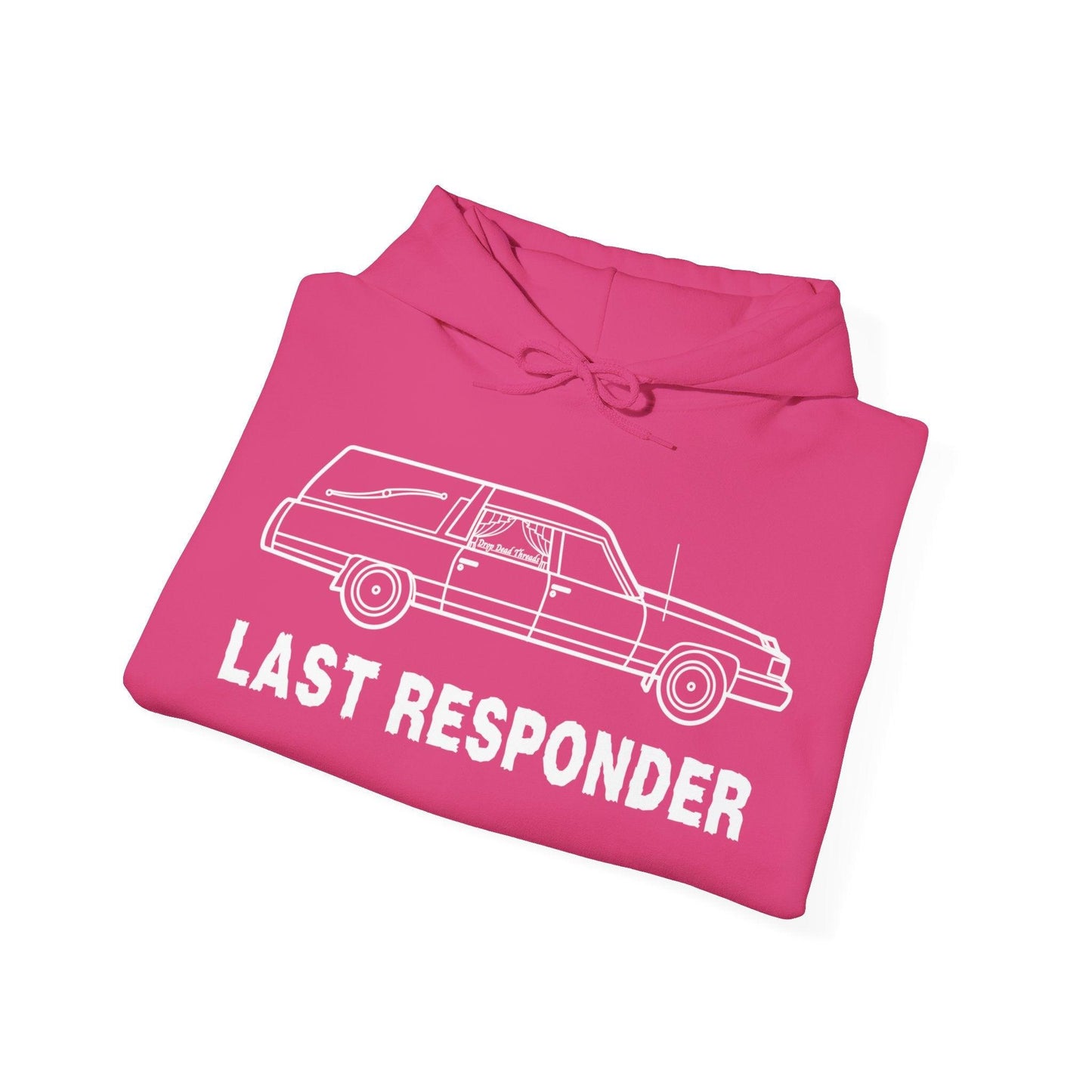 Last Responder Iconic - Hoodie - coach, embalmer, funeral, funeral director, hearse, last ride, mortician Hoodie