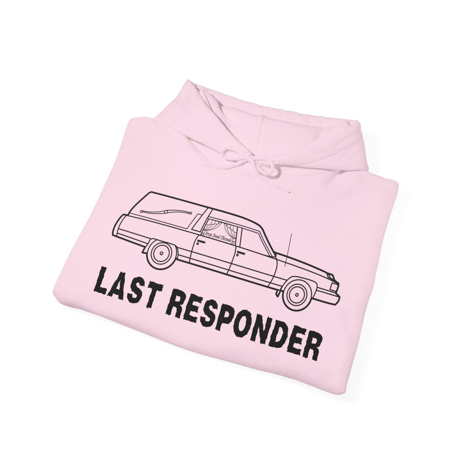 Last Responder Iconic - Hoodie - coach, embalmer, funeral, funeral director, hearse, last ride, mortician Hoodie