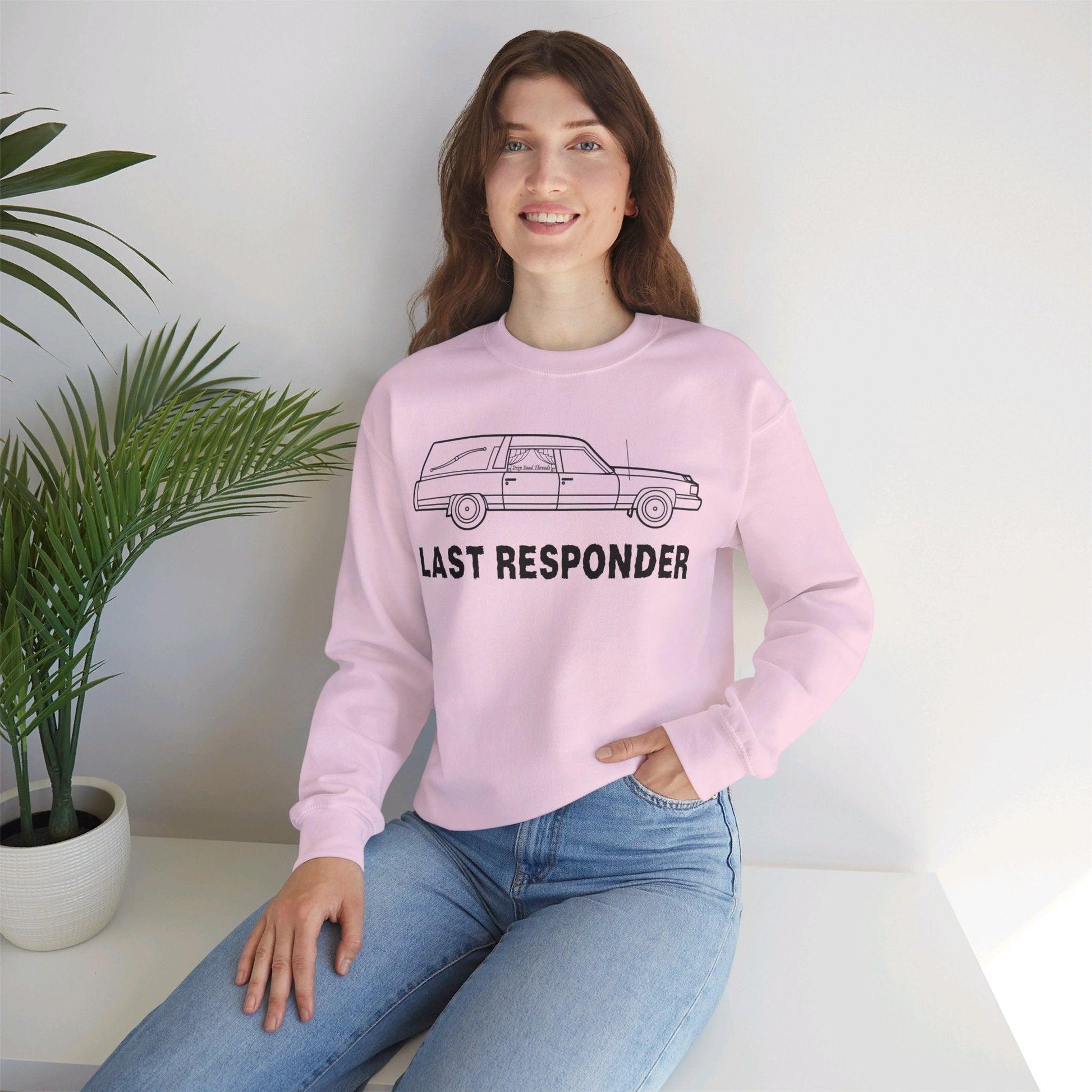 Last Responder Iconic - Sweatshirt - coach, embalmer, emo, Funeral, funeral director, goth, hearse, mortician Sweatshirt