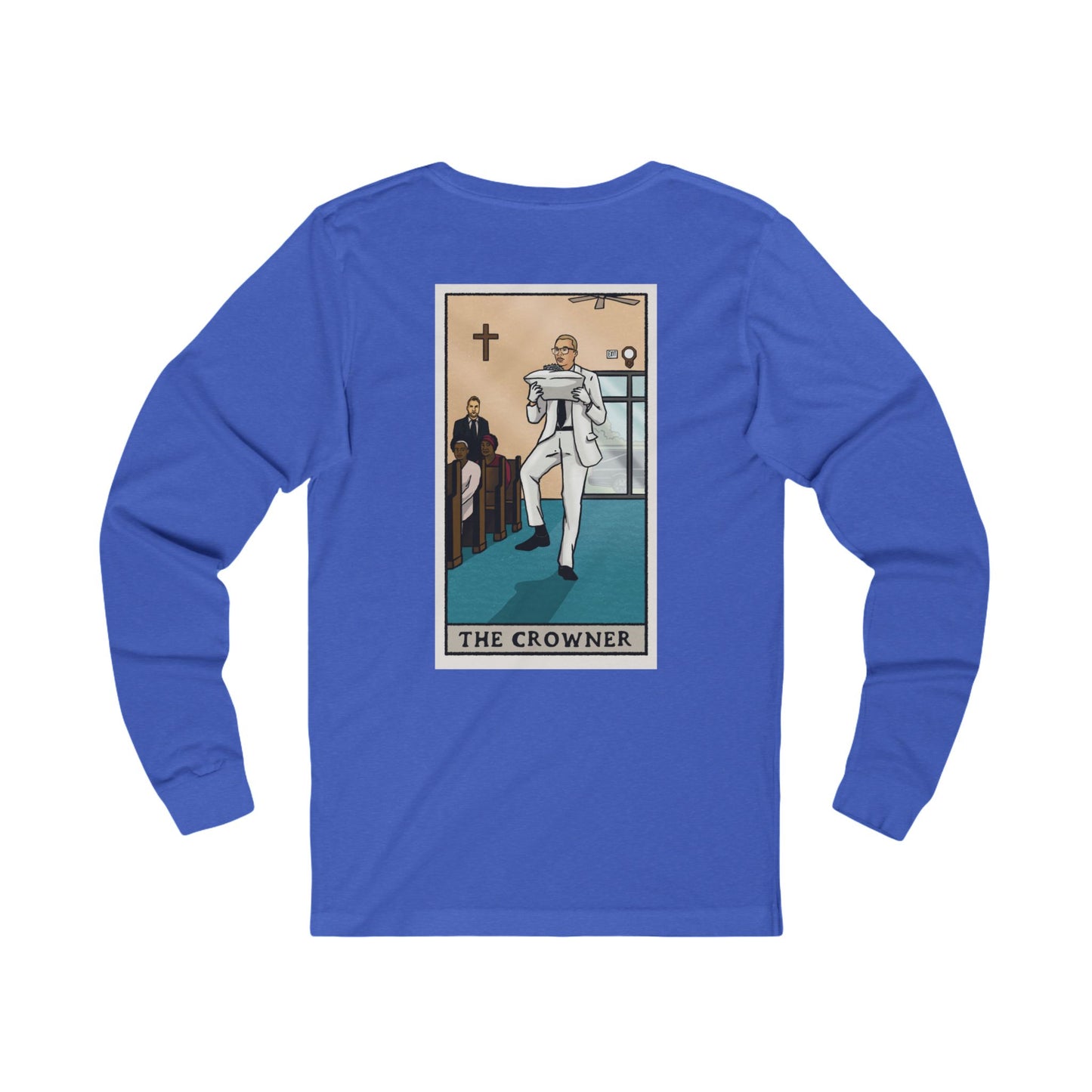"The Crowner" Tarot Card - Long Sleeve Tee