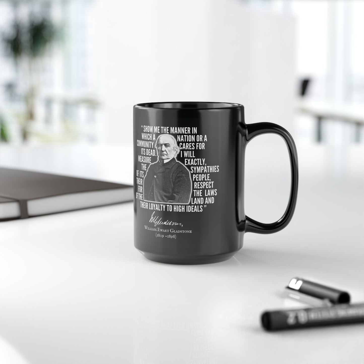 William Gladstone Quote - 15oz Mug