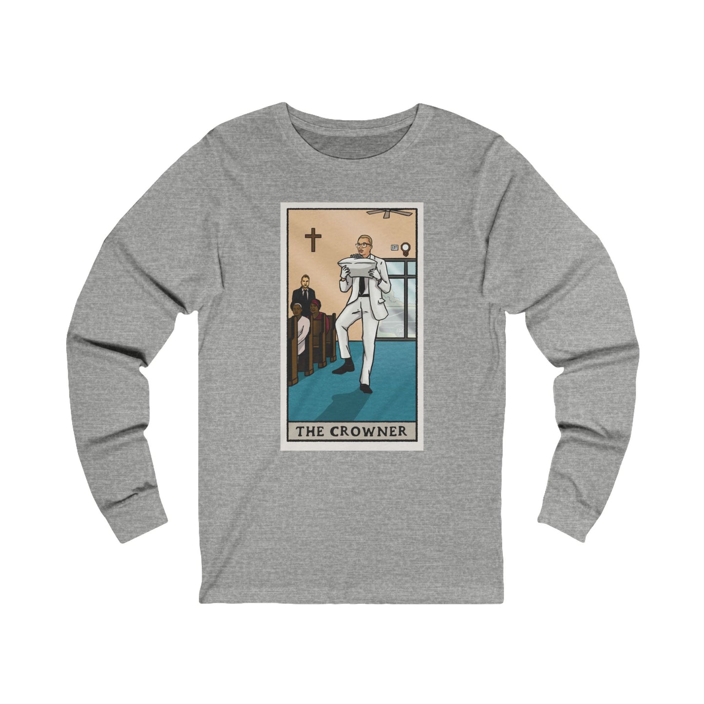 "The Crowner" Tarot Card - Long Sleeve Tee