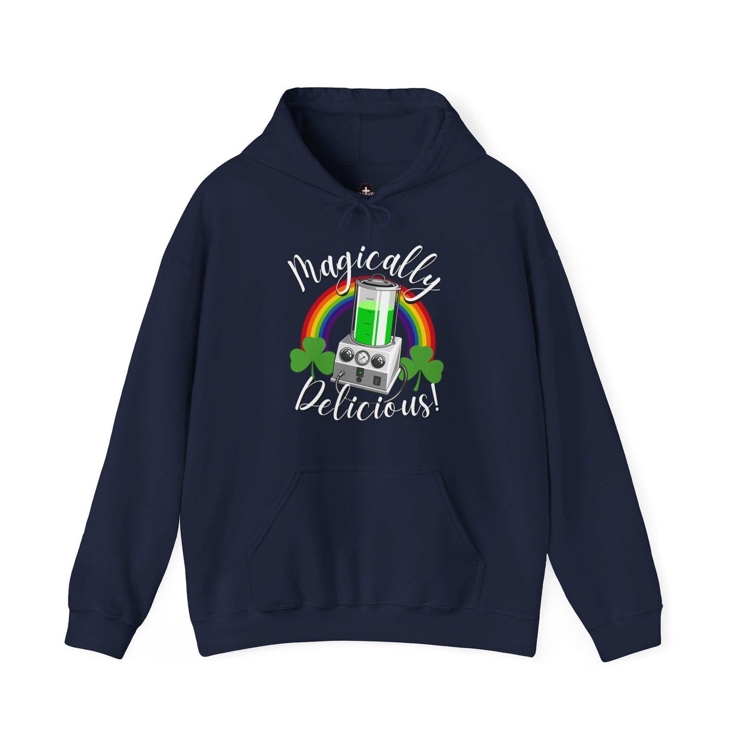 Magically Delicious - Hoodie - embalmer, embalming machine, funeral director, mortician, St. Patrick's Day, St. Patty's Day Hoodie