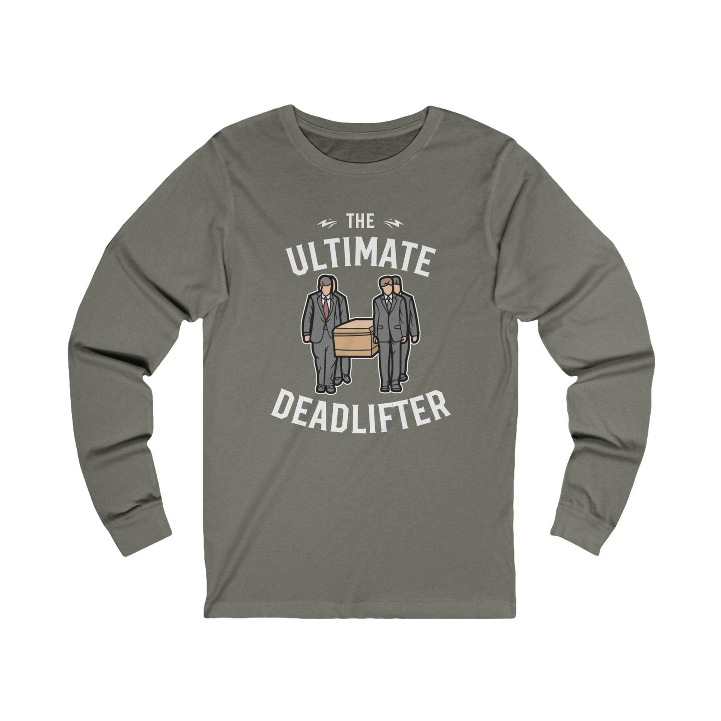 Ultimate Dead Lifter - Long Sleeve Tee - Crew neck, DTG, embalmer, funeral director, Long Sleeves, Men's Clothing, mortician, Regular fit, Seasonal Picks, Unisex, Women's Clothing Long-sleeve