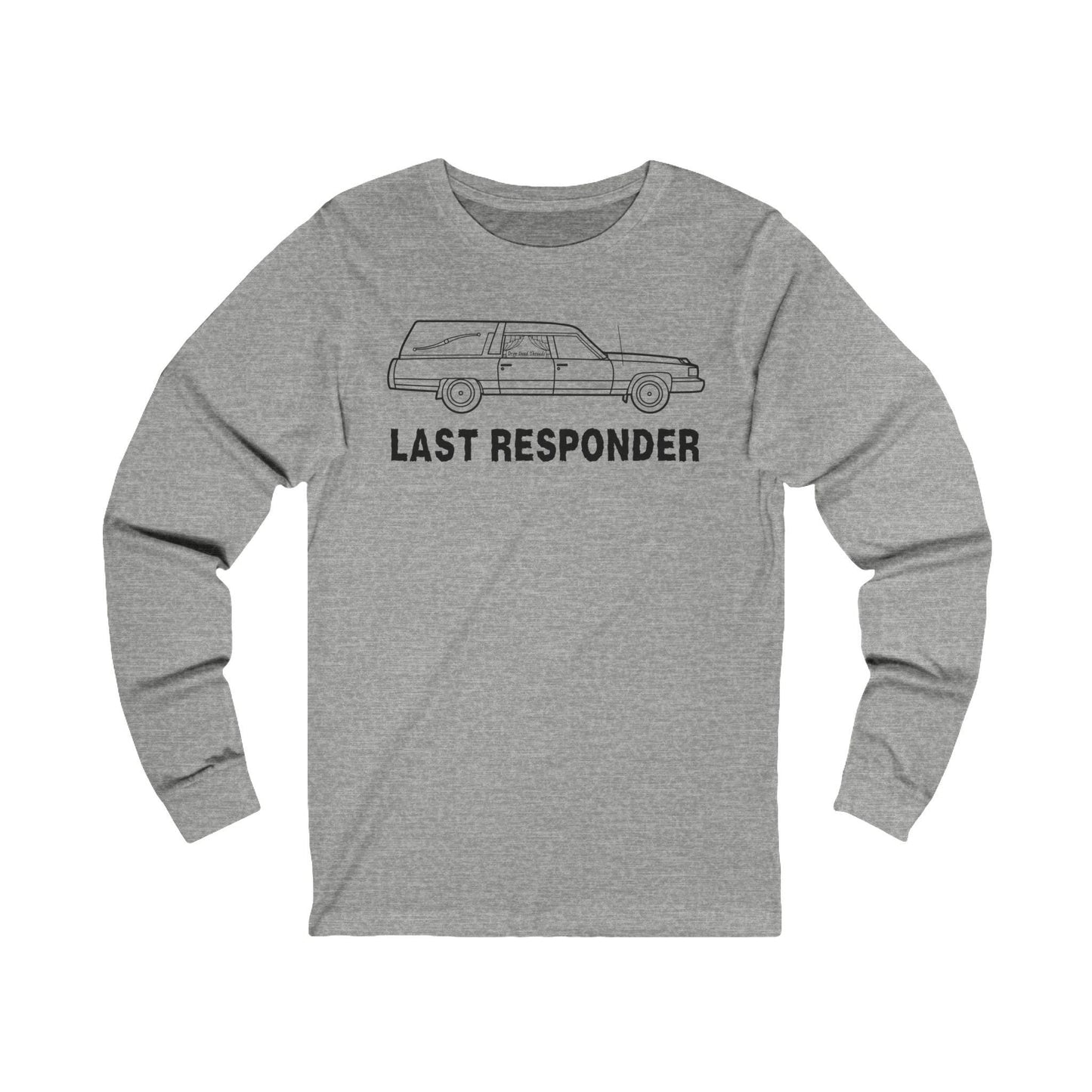 Last Responder Iconic - Long Sleeve Tee - embalmer, funeral director, Long Sleeves, Mortician, undertaker, Unisex Long-sleeve