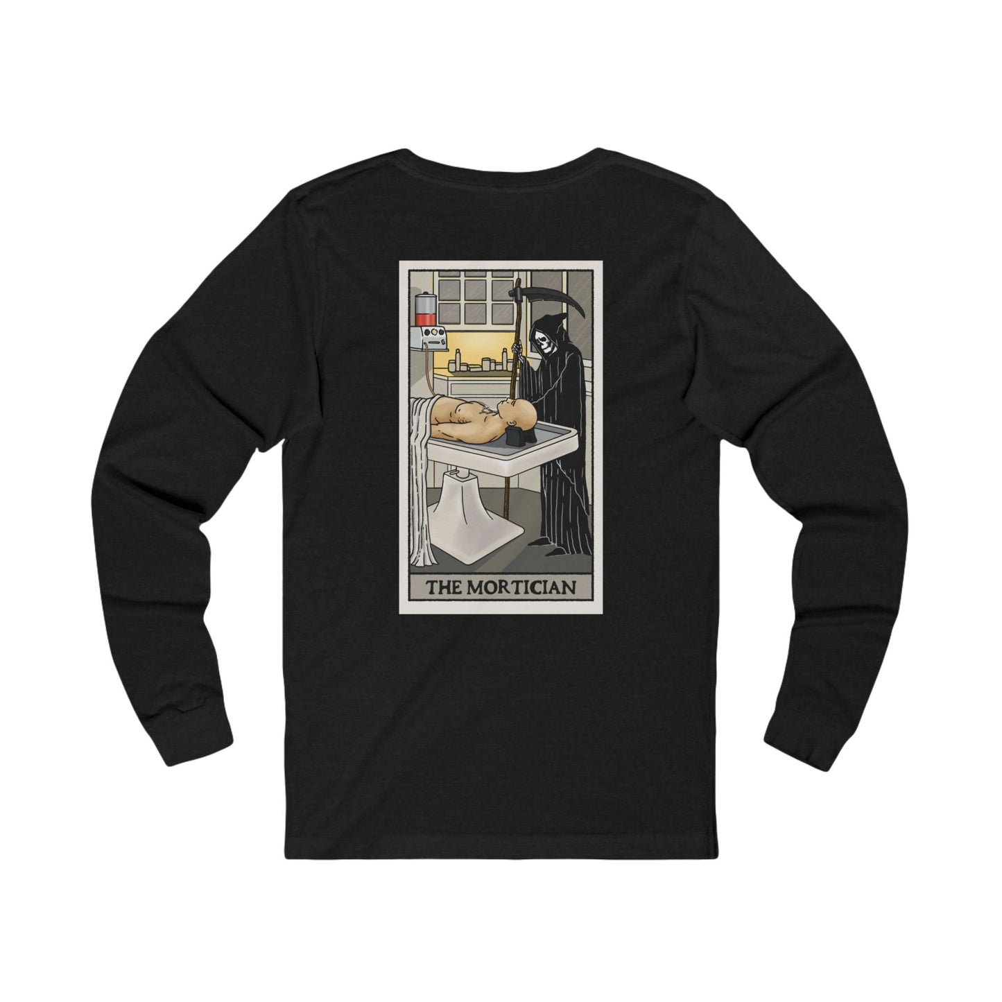 "The Mortician" Tarot Card - Long Sleeve Tee